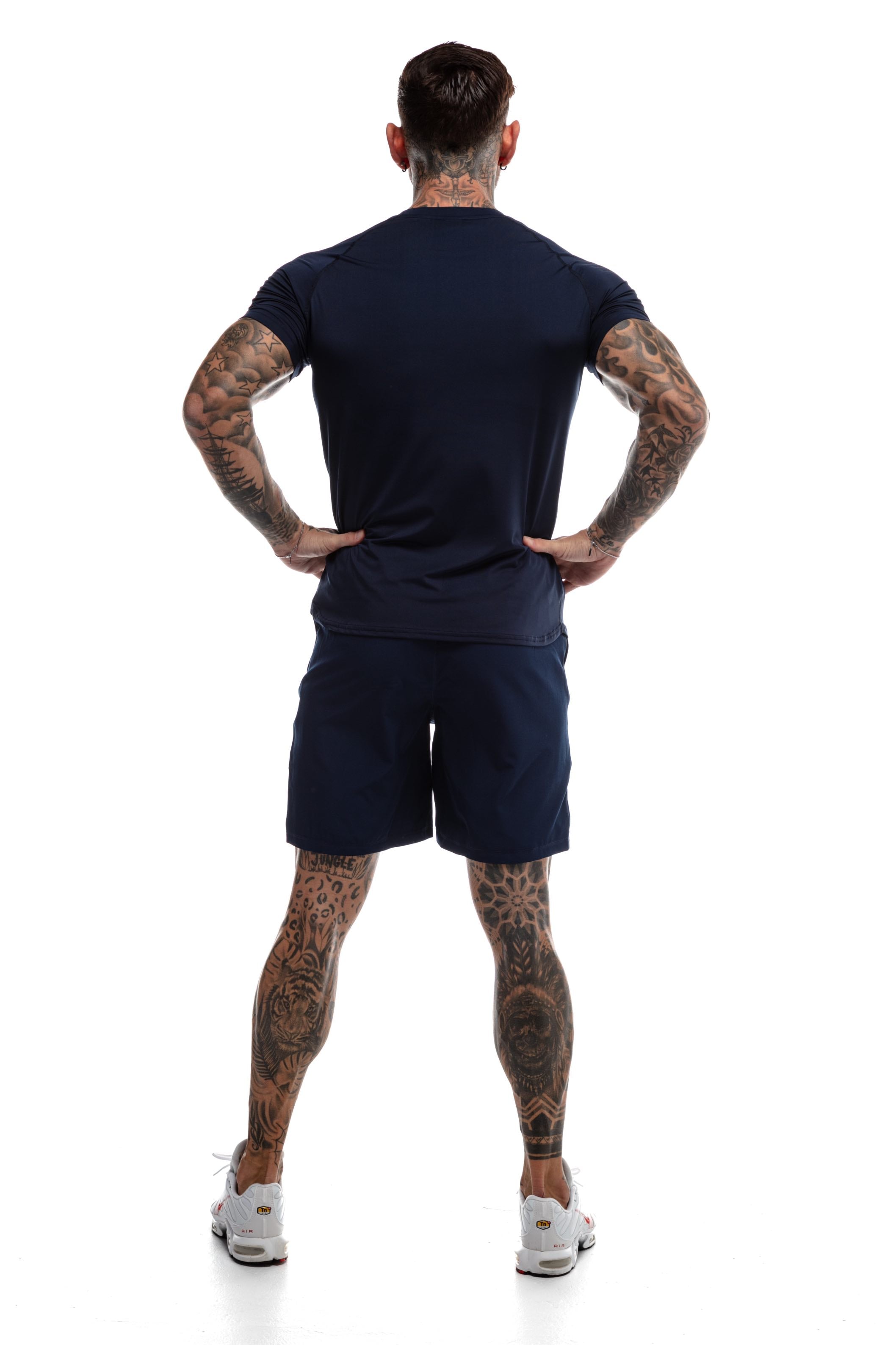 GymFreak Mens 365 T-Shirt - Navy Blue