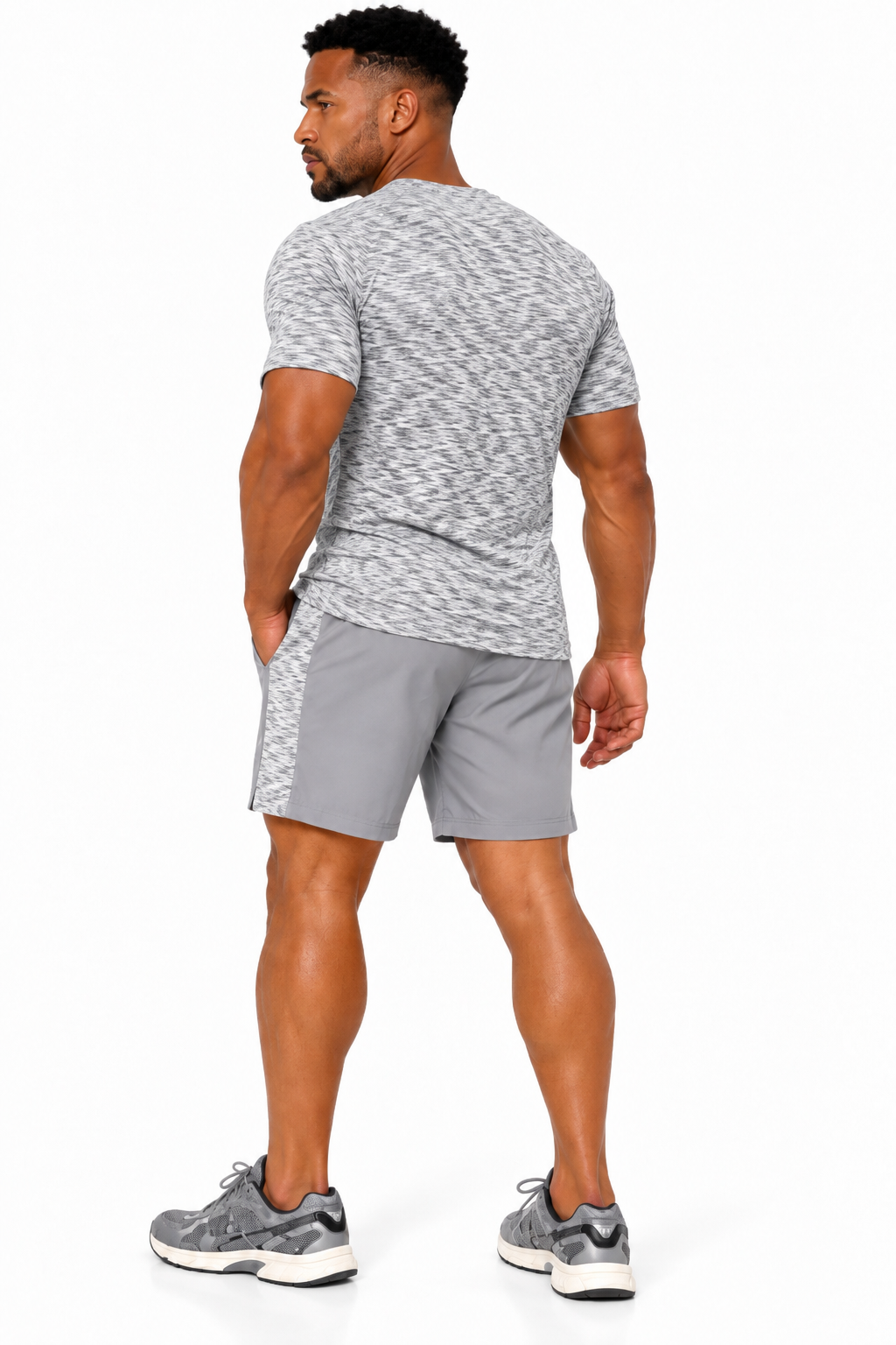 GYMFREAK Men's PRIME Shorts - Silver Grey