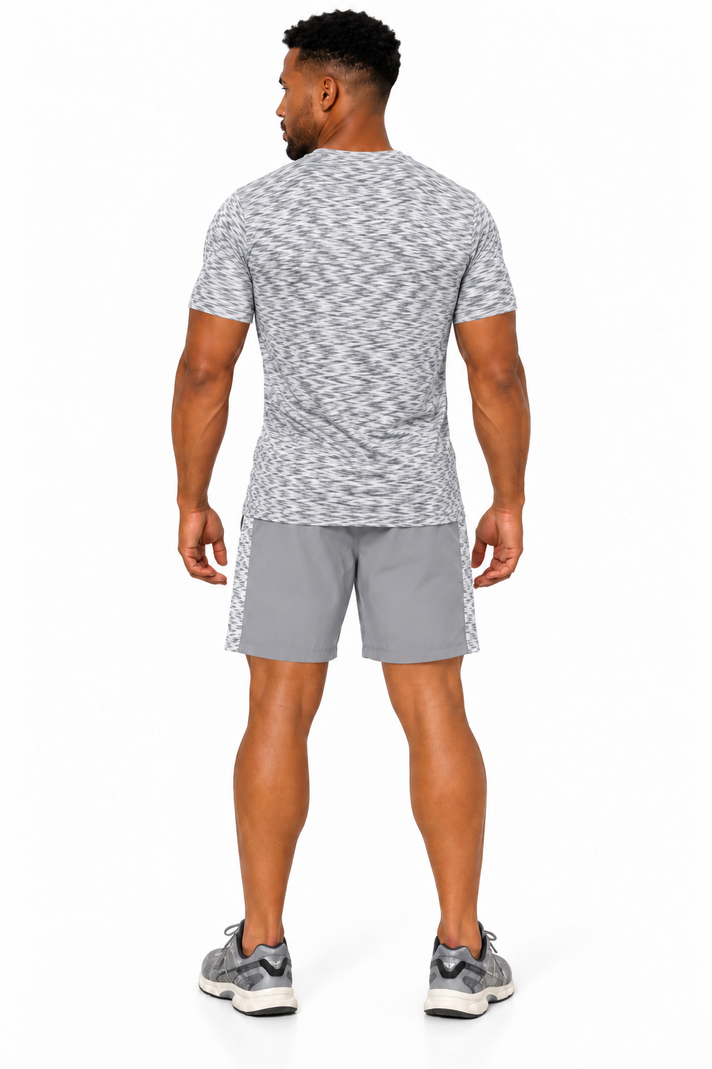 GymFreak Mens PRIME T-shirt - Silver Grey