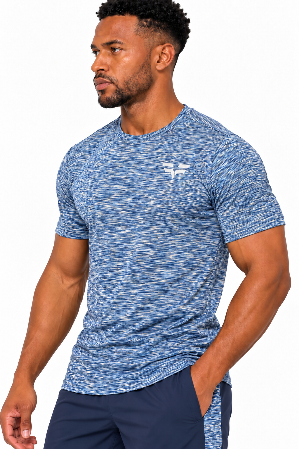 GymFreak Mens PRIME T-shirt - Sky Blue