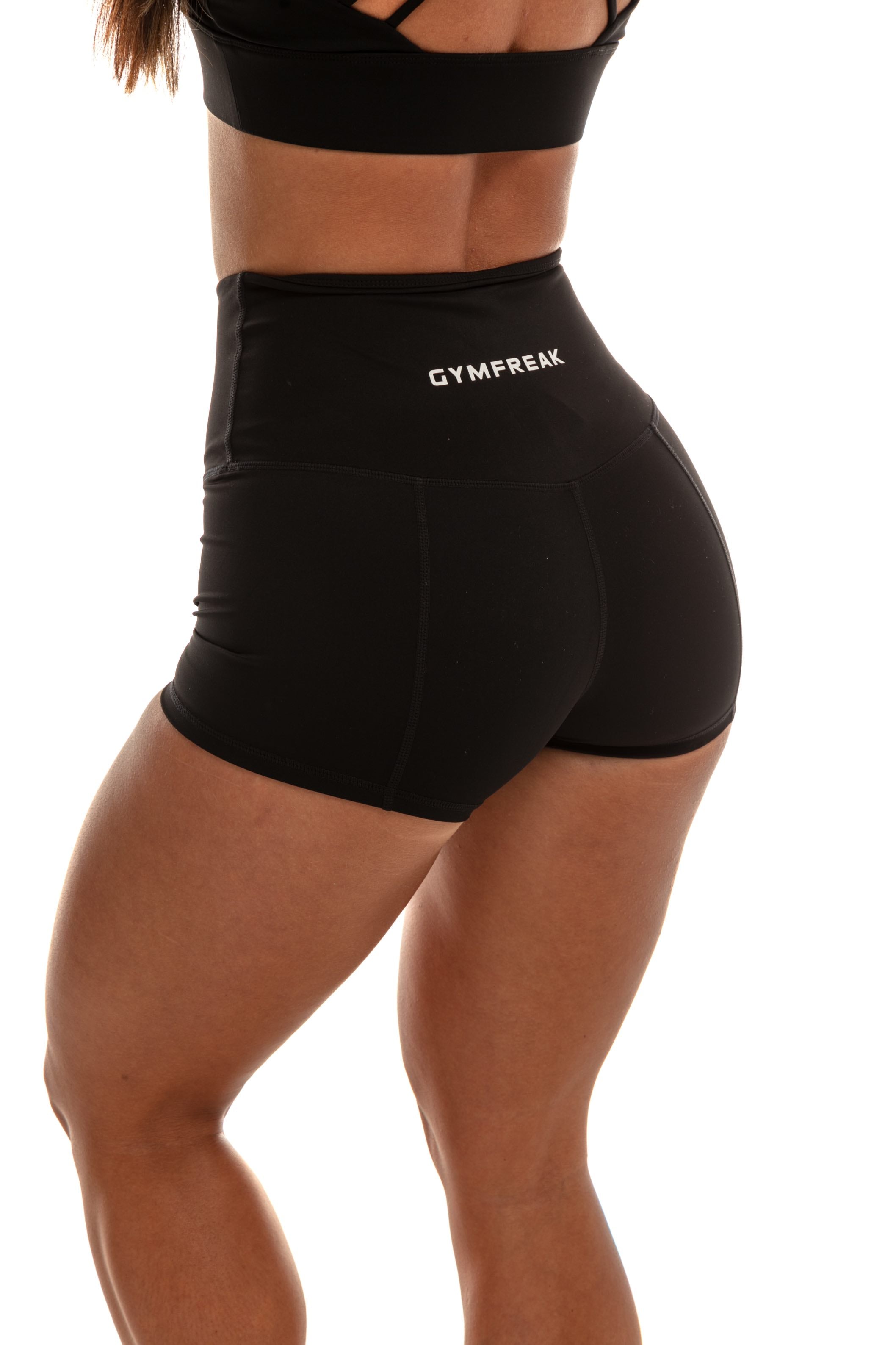 GymFreak Women's Vision Shorts - 2 inch Black