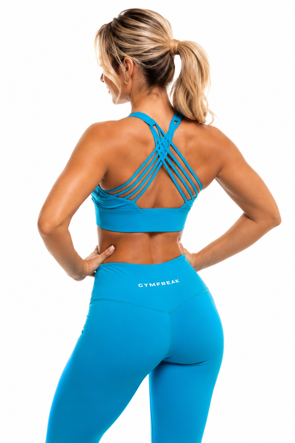 GymFreak Women's Vision Leggings - Baby Blue