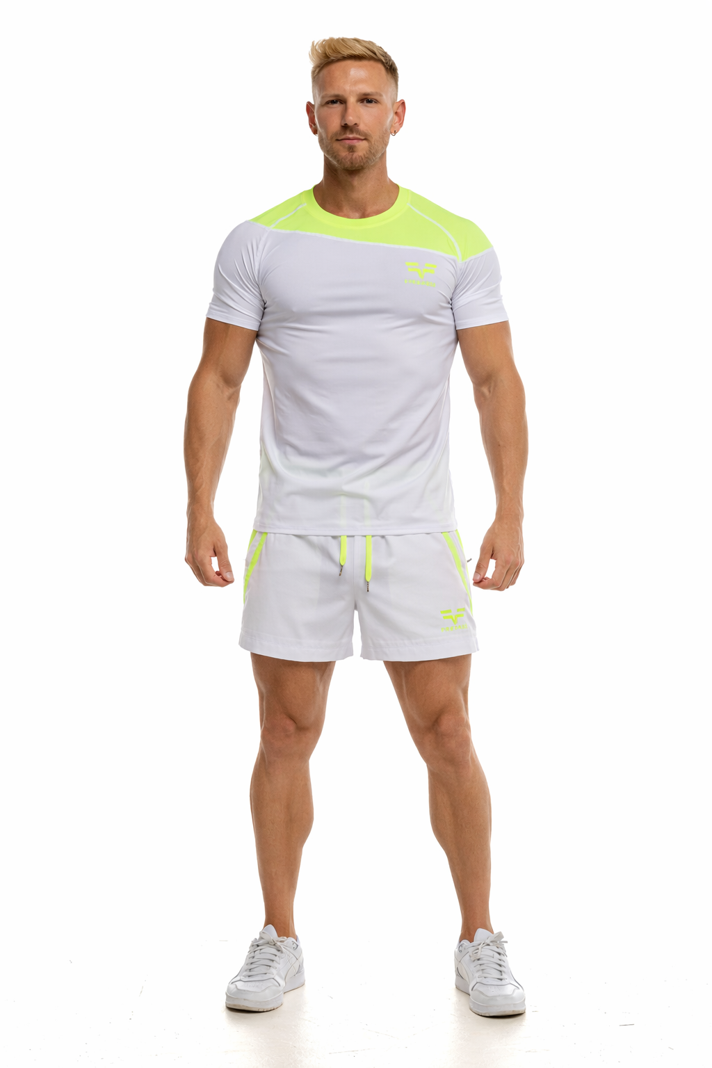 GymFreak Mens Neon Pro T-Shirt - Neon Yellow