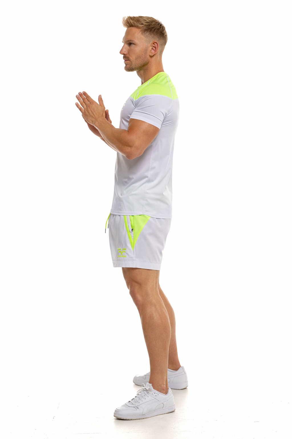 GymFreak Mens Neon Pro T-Shirt - Neon Yellow