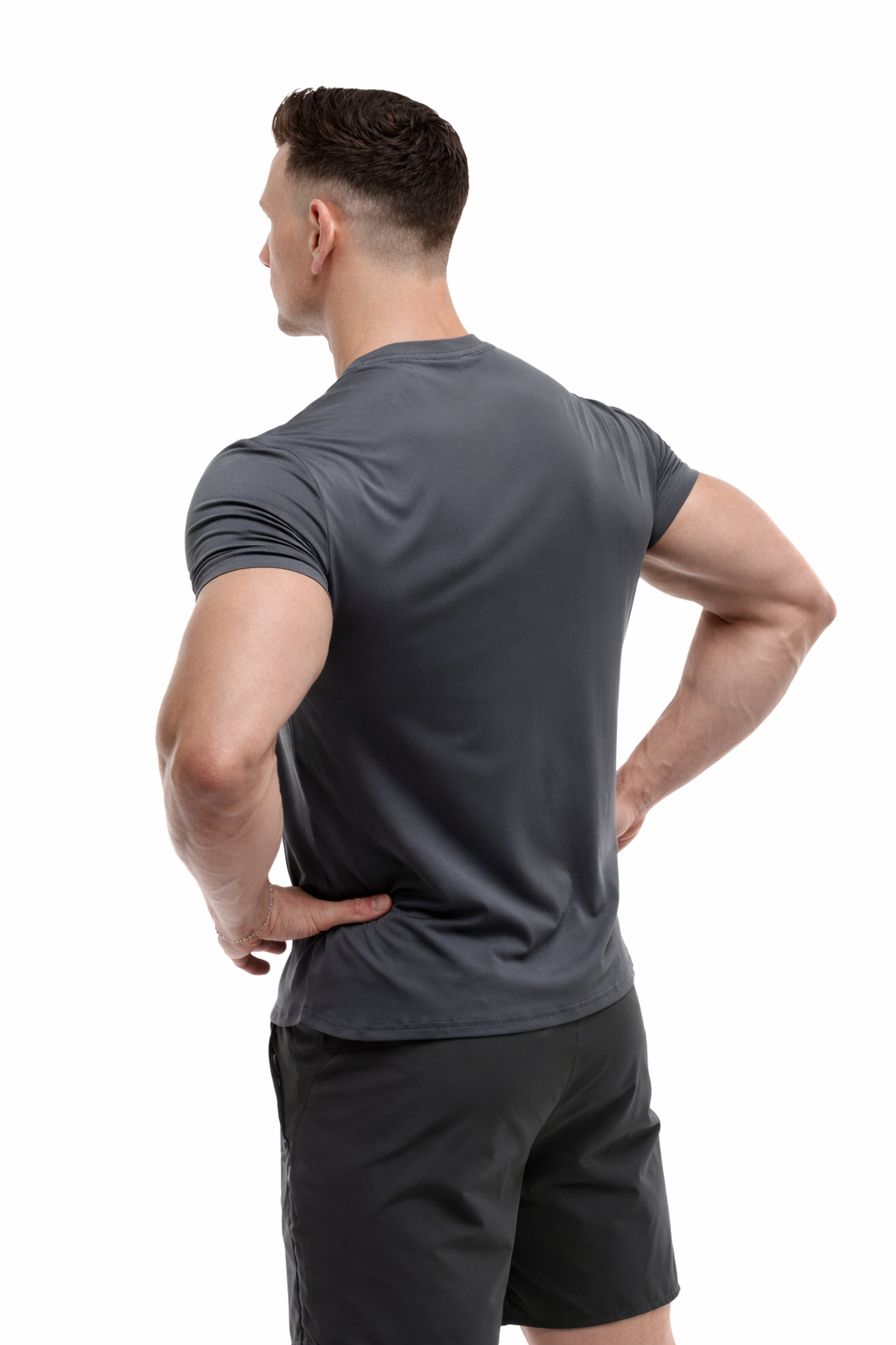 GymFreak Mens Fusion T-Shirt - Charcoal