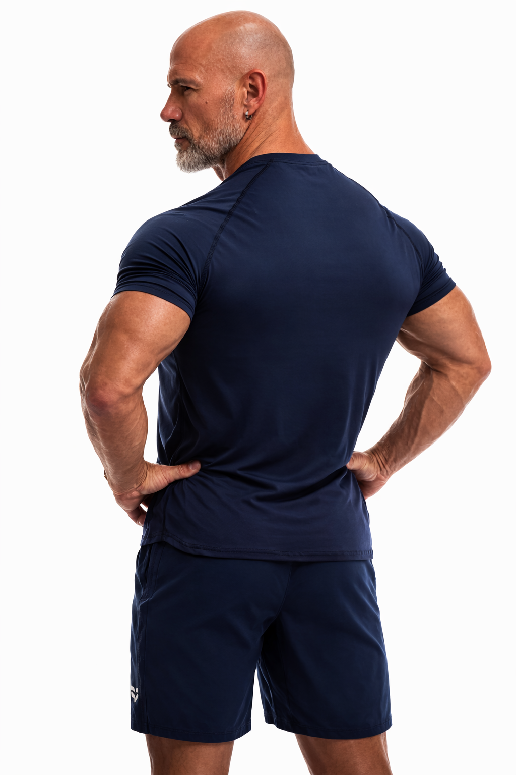 GymFreak Mens 365 T-Shirt - Navy Blue