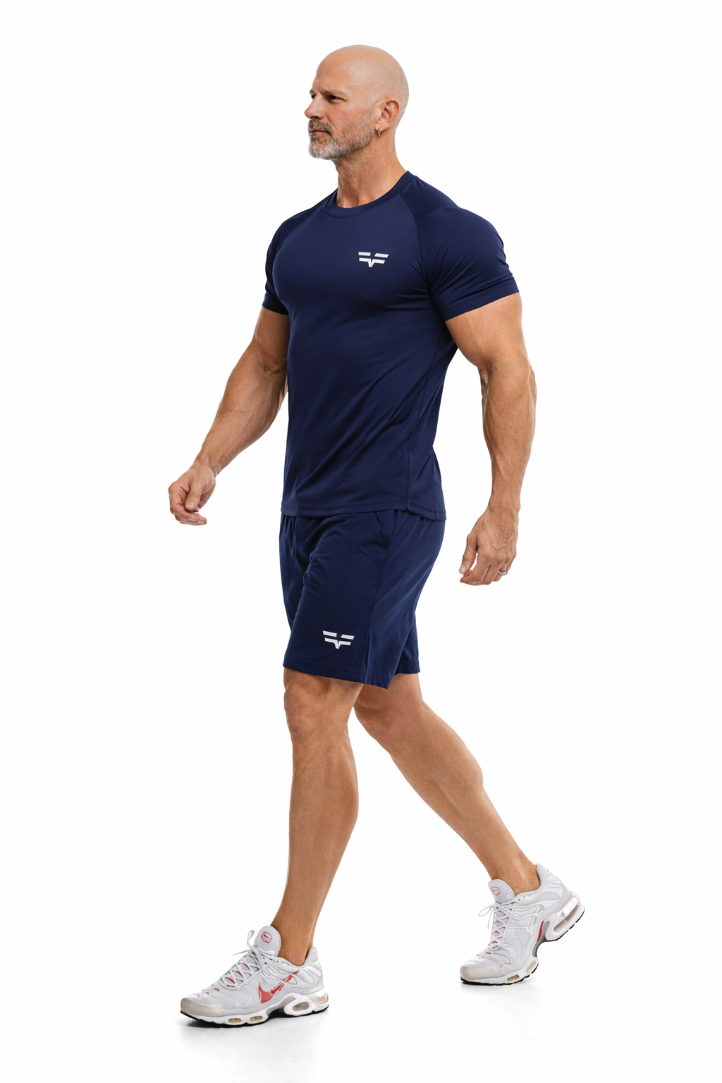 GymFreak Mens 365 T-Shirt - Navy Blue