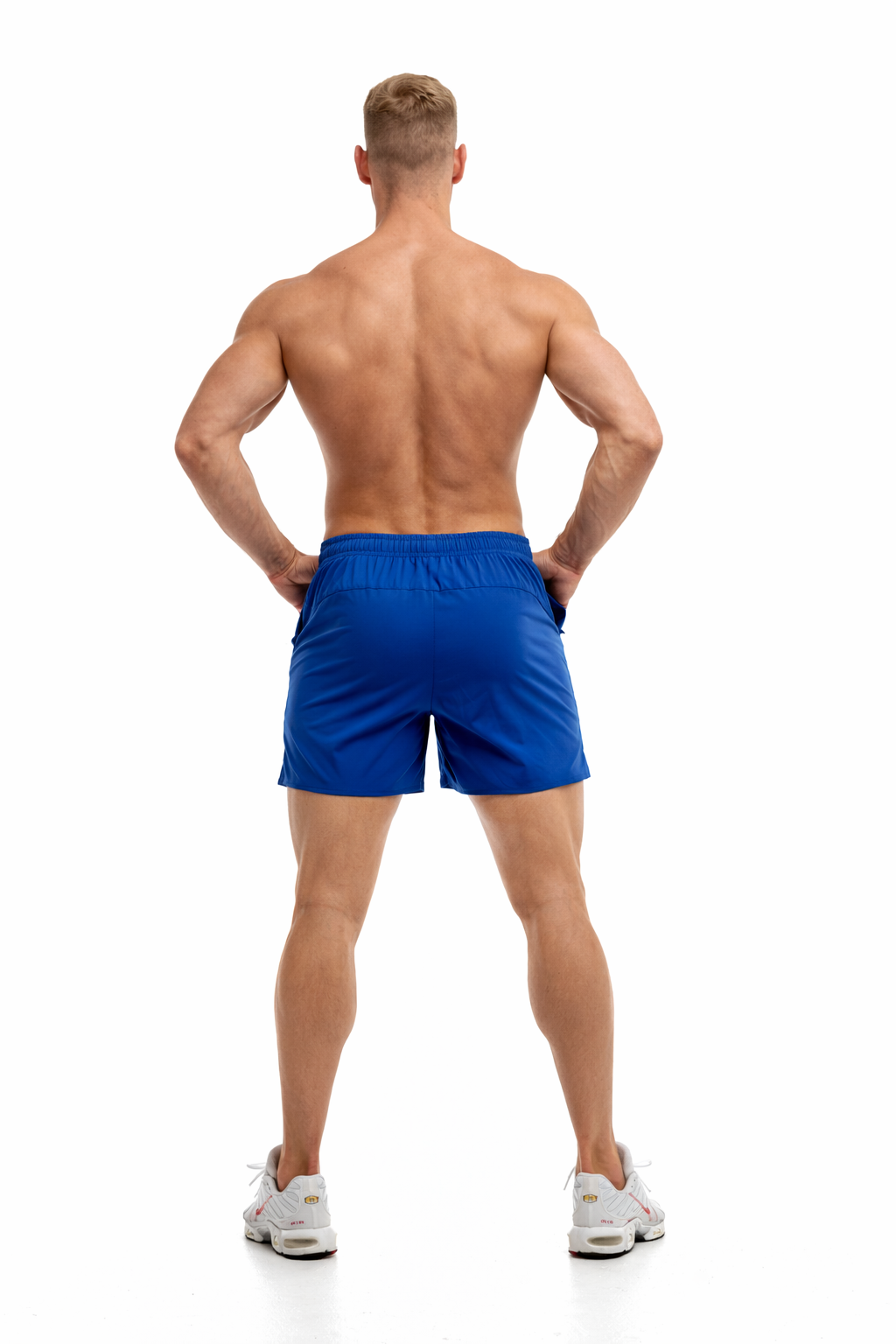 GymFreak Mens Fusion Shorts - Royal Blue - 3.5 inch