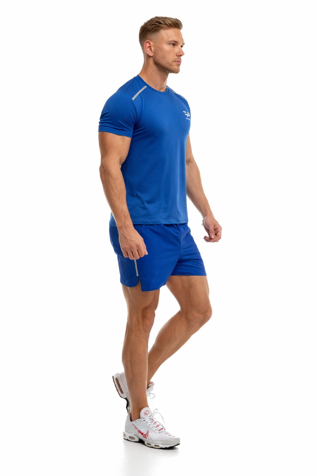 GymFreak Mens Fusion T-Shirt - Royal Blue