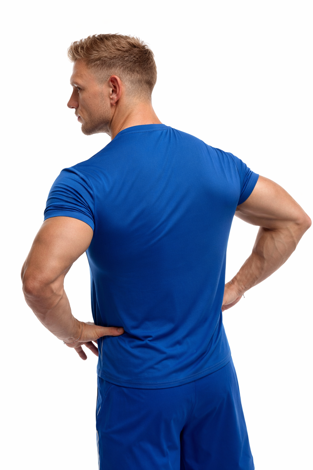 GymFreak Mens Fusion T-Shirt - Royal Blue