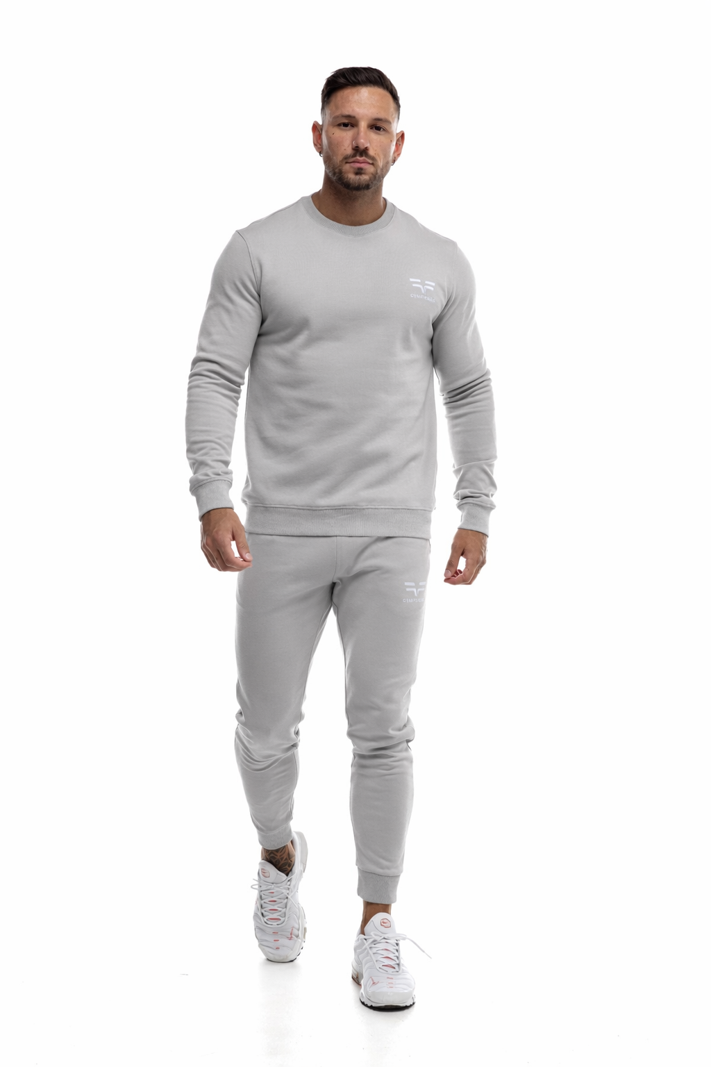 GymFreak Mens Power Joggers - Light Grey