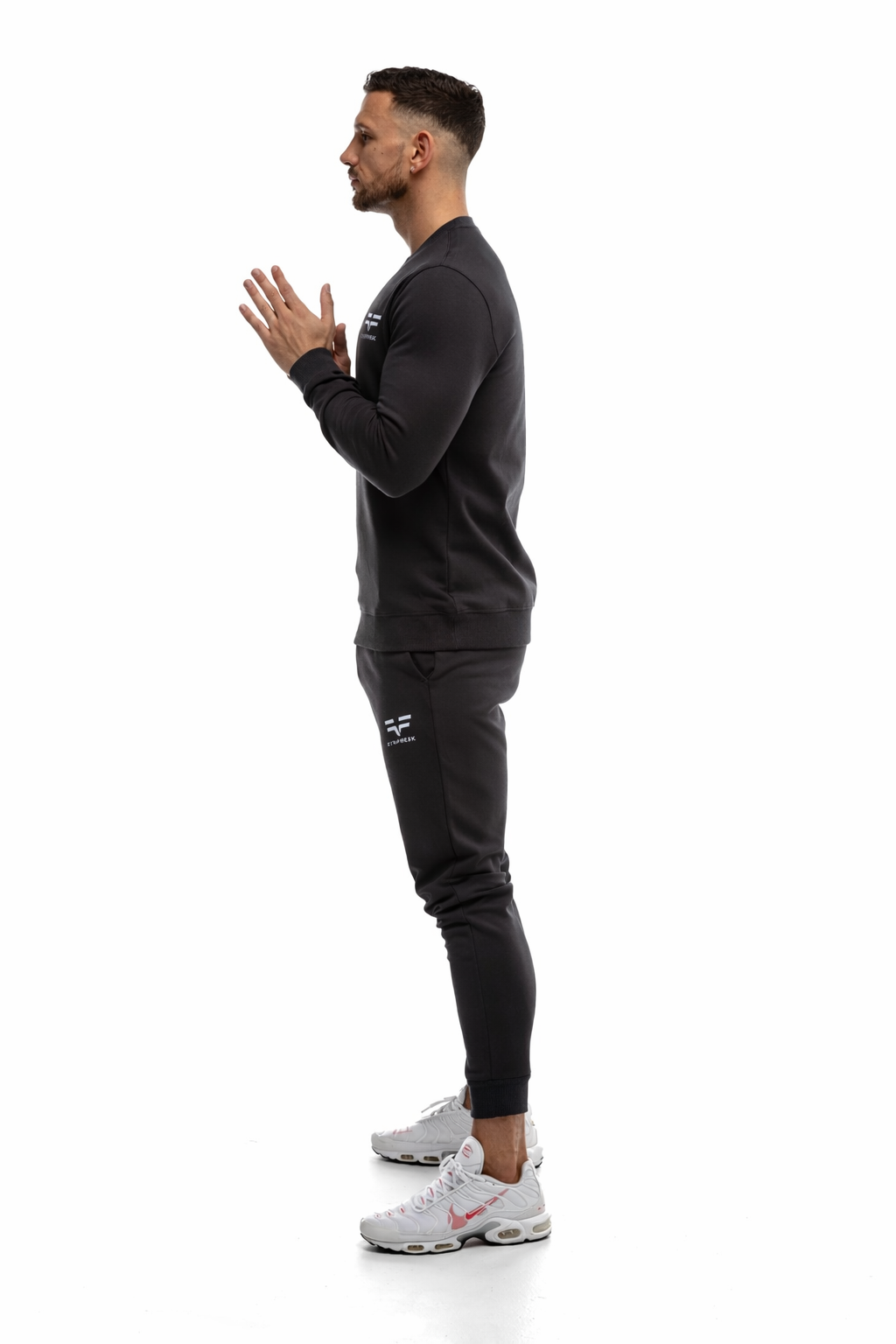 GymFreak Mens Power Sweatshirt - Charcoal