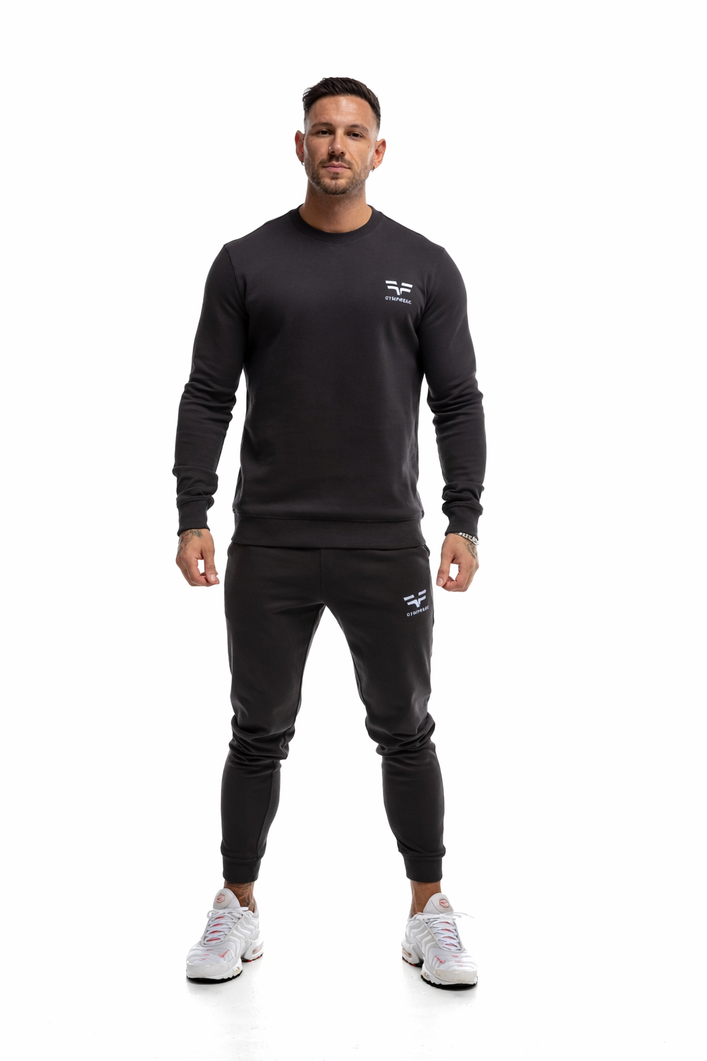 GymFreak Mens Power Sweatshirt - Charcoal