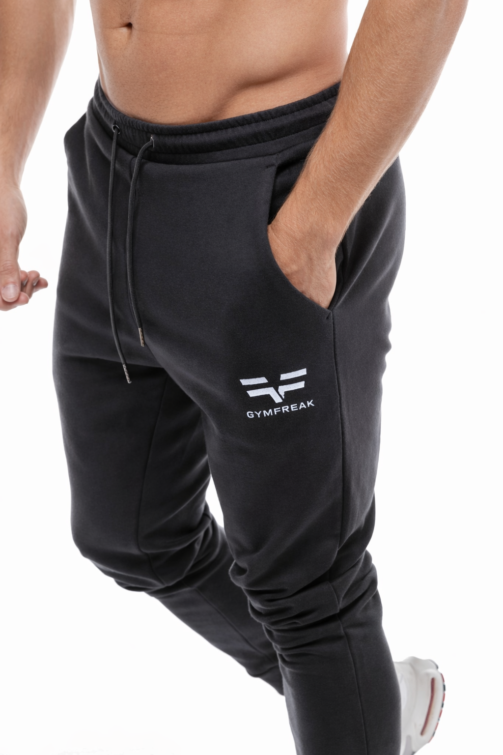 GymFreak Mens Power Joggers - Charcoal
