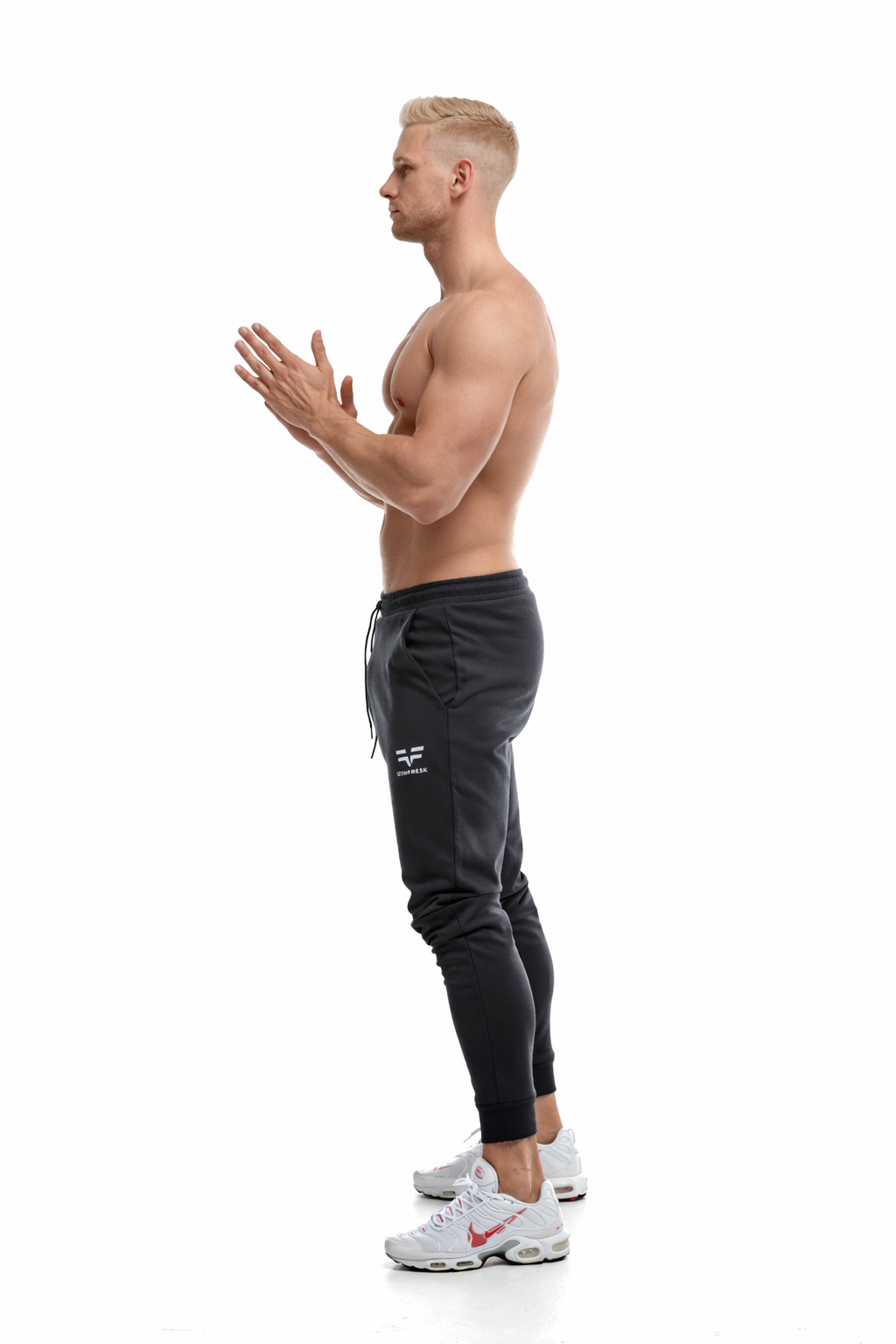 GymFreak Mens Power Joggers - Charcoal
