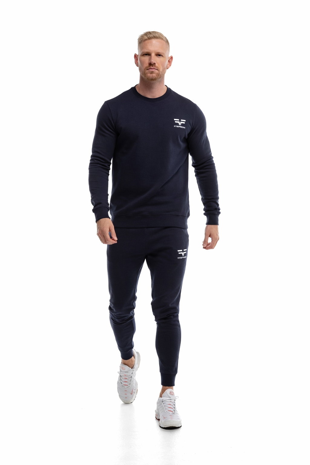 GymFreak Mens Power Joggers - Navy Blue