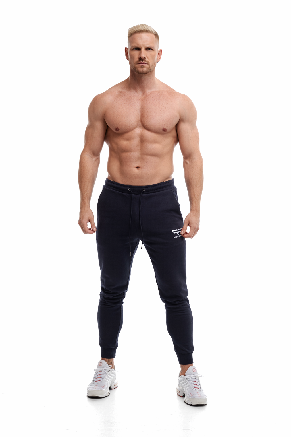 GymFreak Mens Power Joggers - Navy Blue