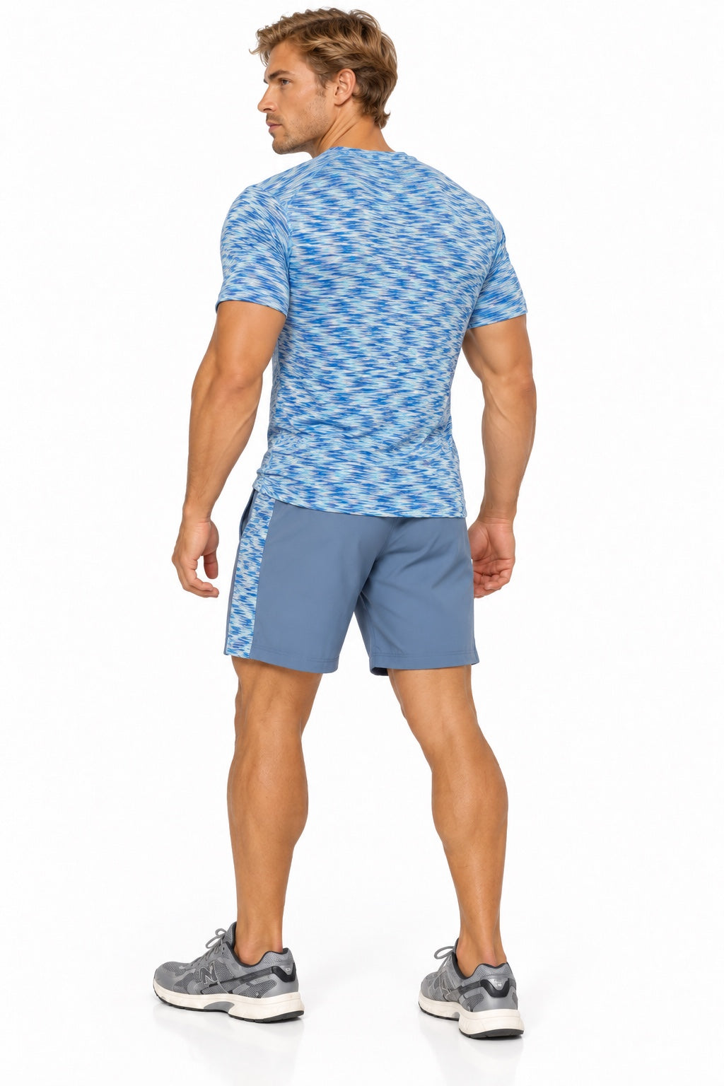 GymFreak Mens PRIME T-shirt - Sky Blue