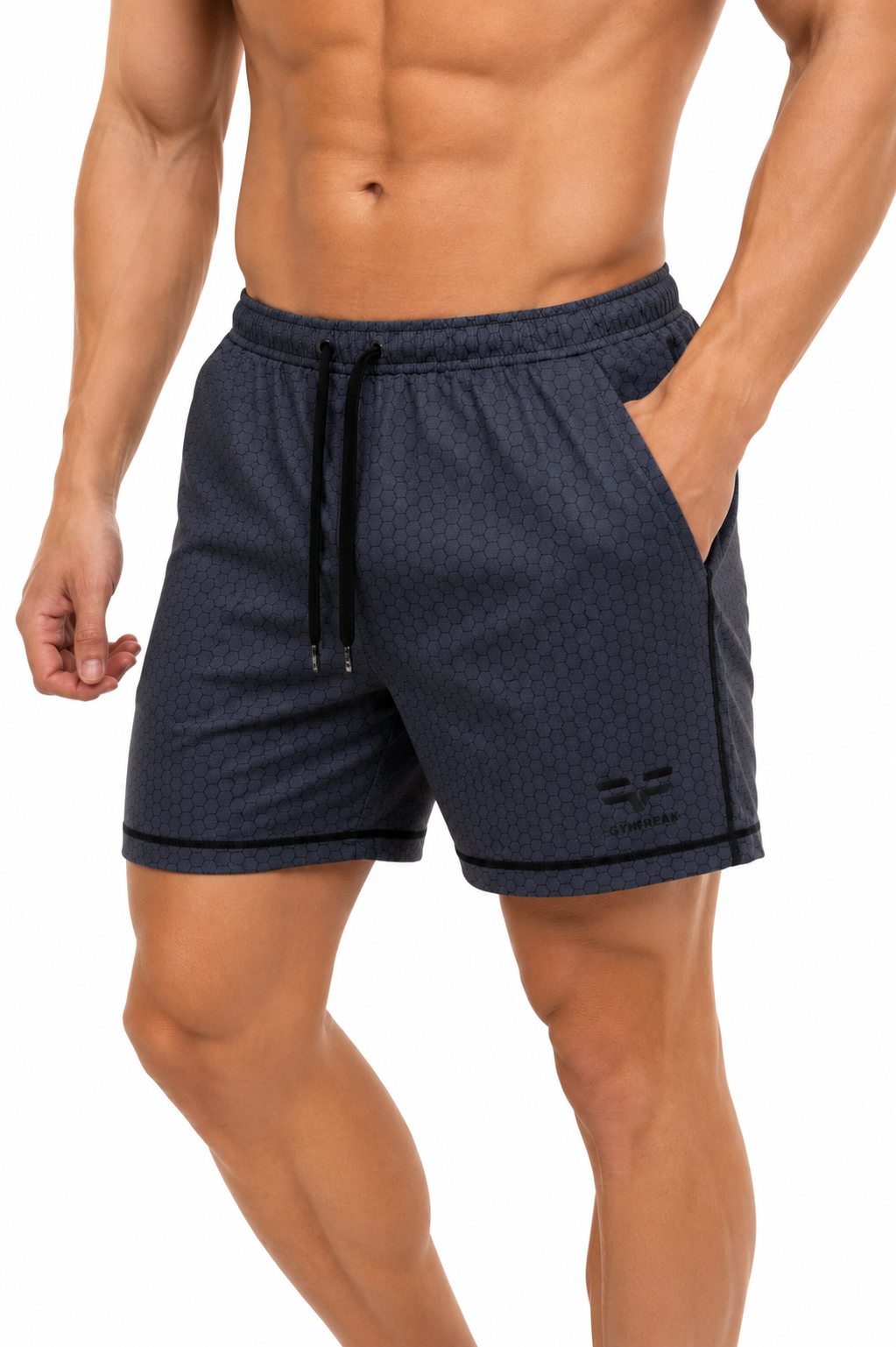 GymFreak Mens HEX Shorts - 3.5 inch