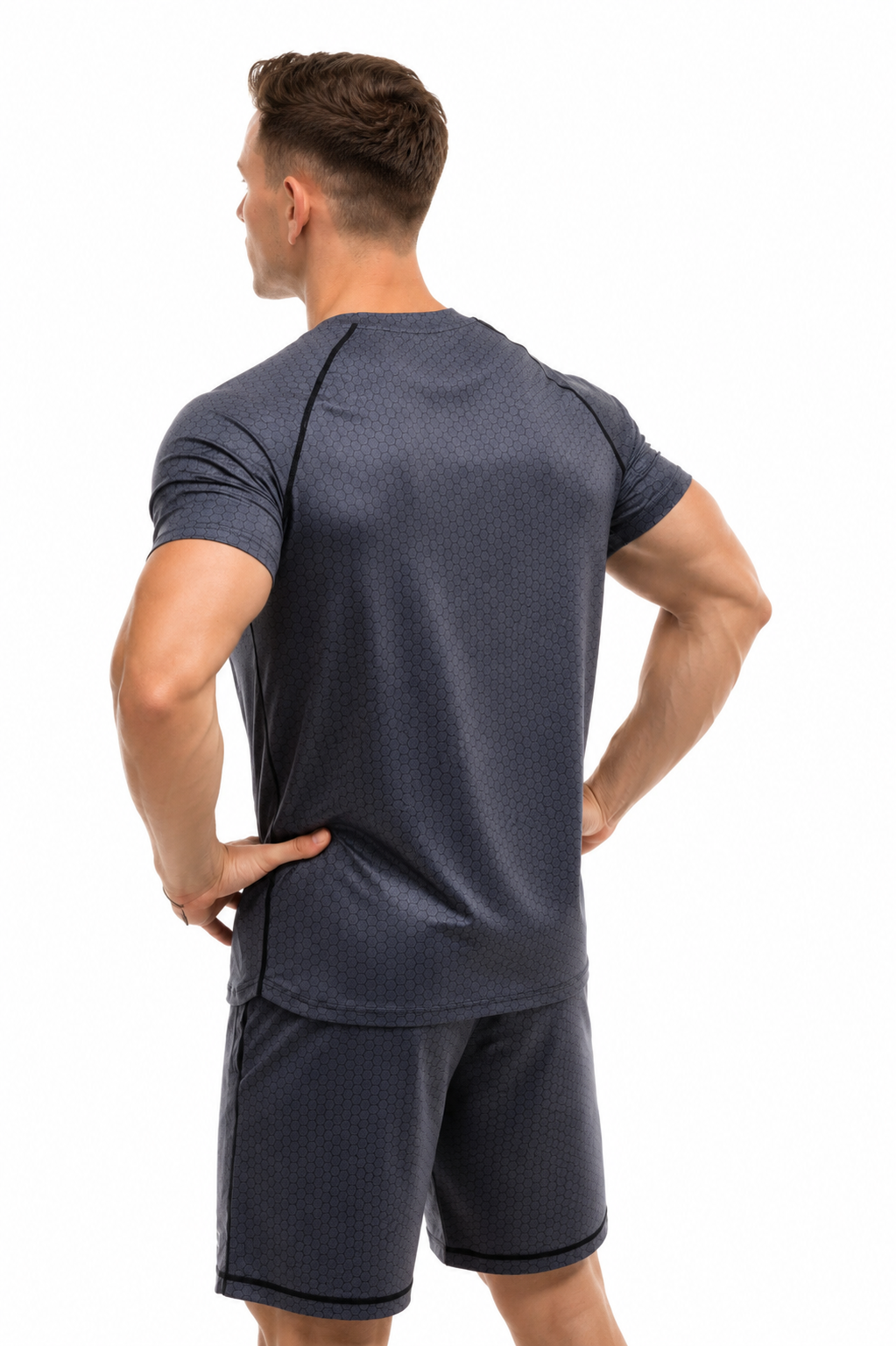 GymFreak Mens HEX T-Shirt - Full Pattern