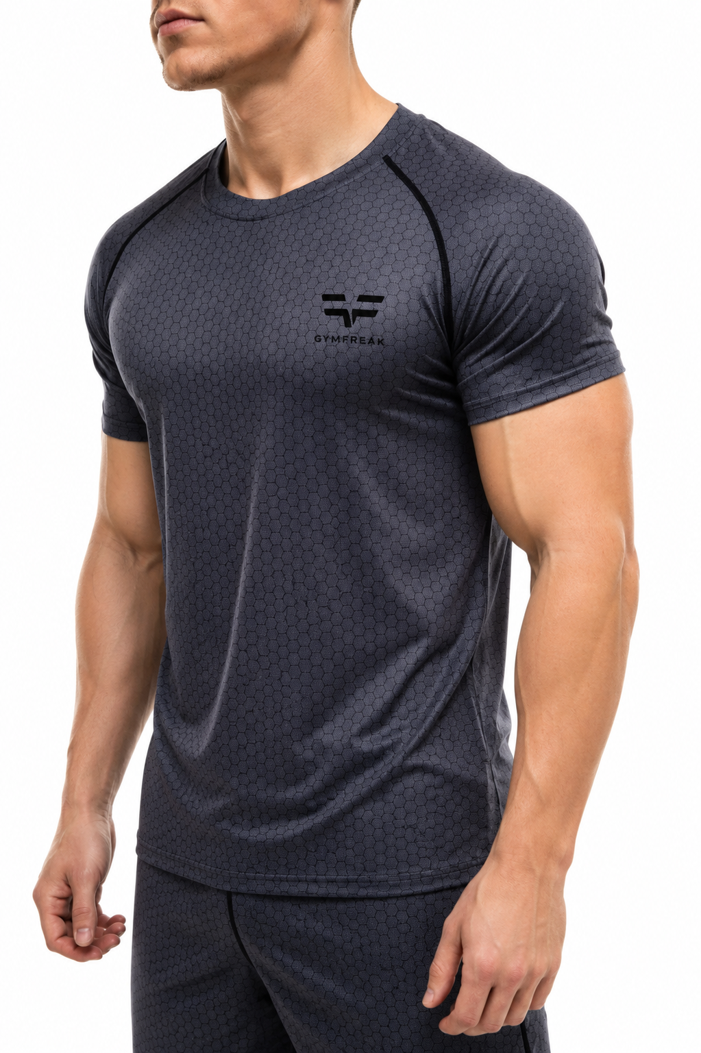 GymFreak Mens HEX T-Shirt - Full Pattern