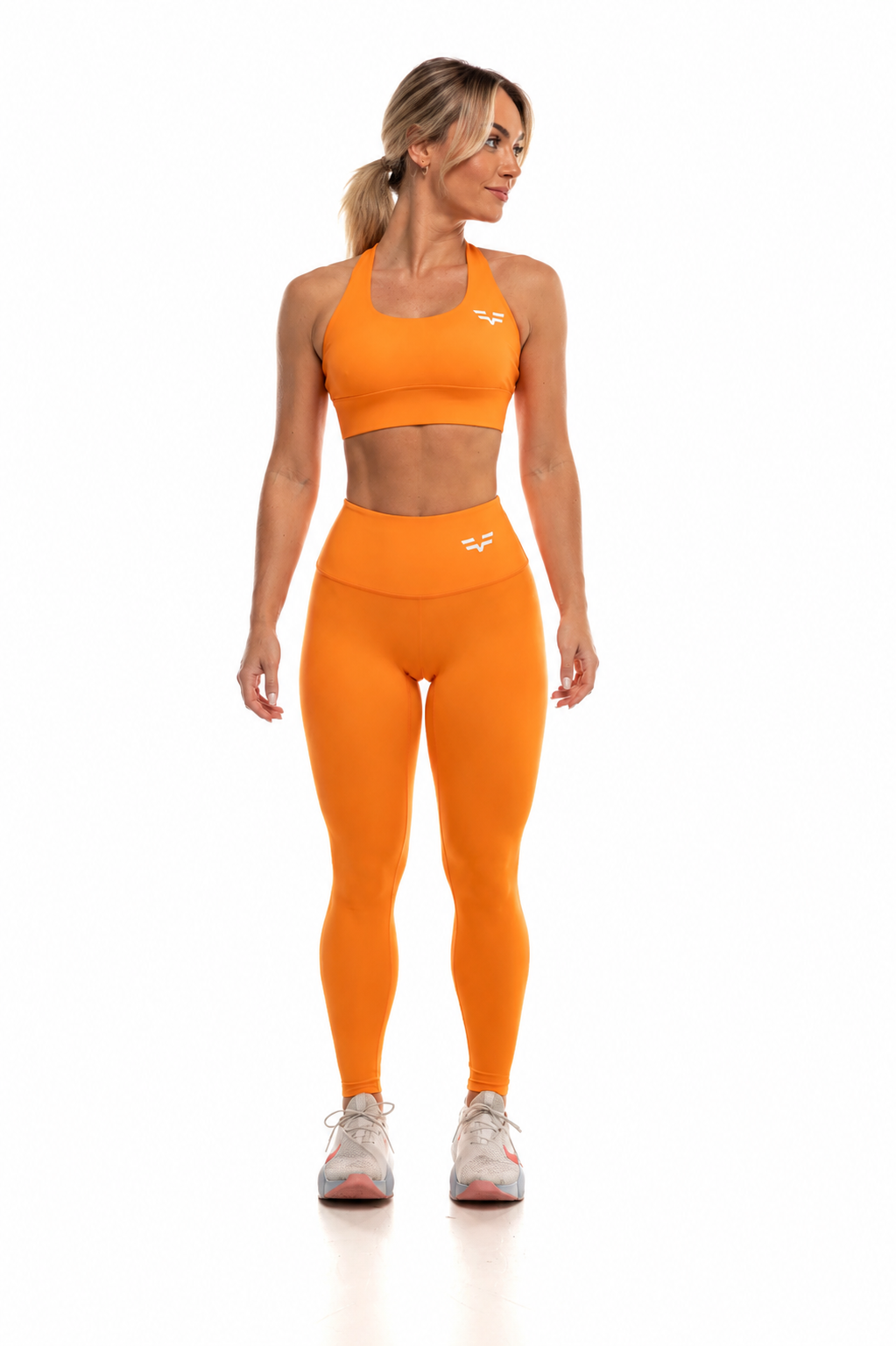 GymFreak Women's Vision Leggings - Orange