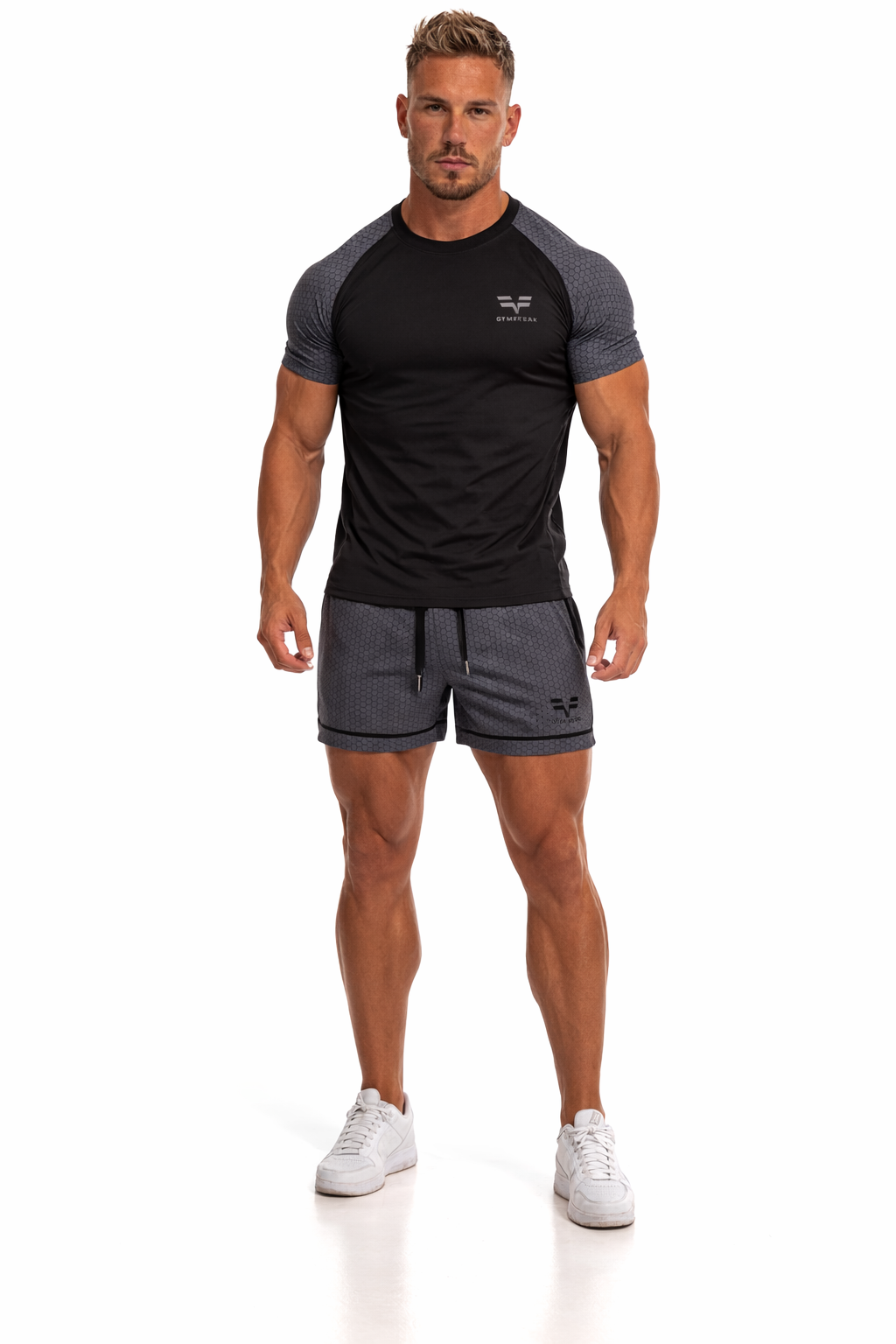 GymFreak Mens HEX T-Shirt - Sleeves