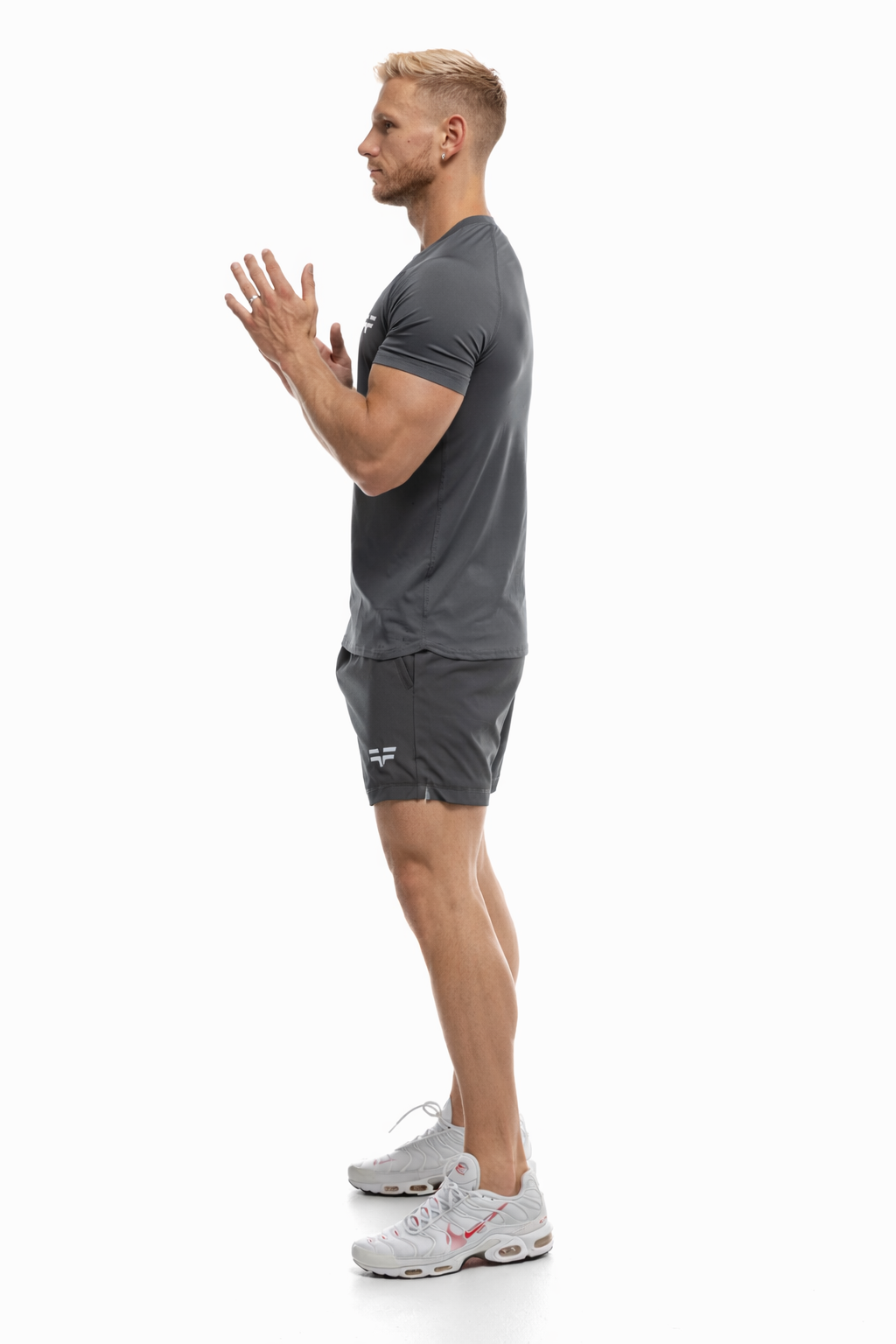 GymFreak Mens 365 T-Shirt - Charcoal