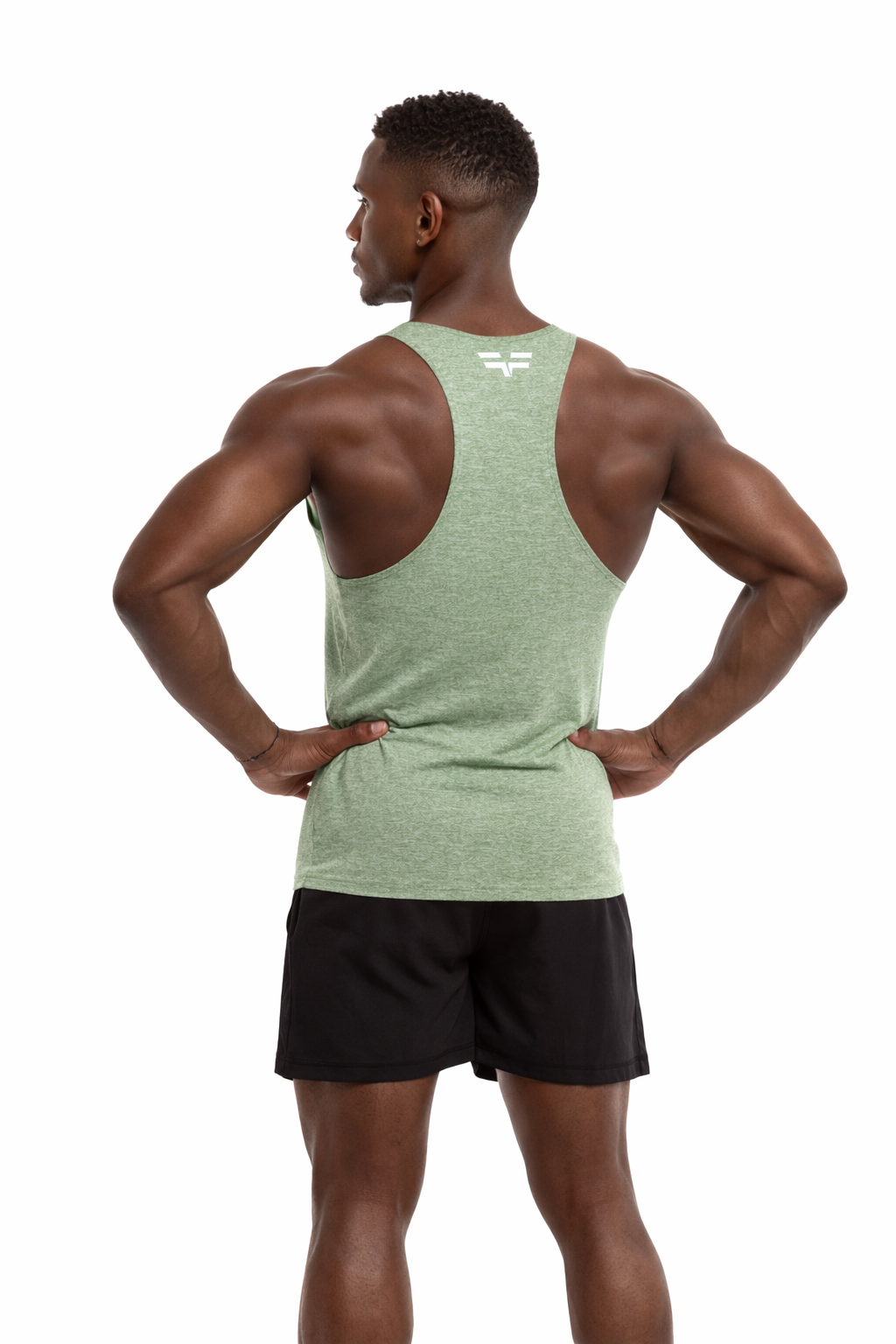 GymFreak Mens Active Vest - Green