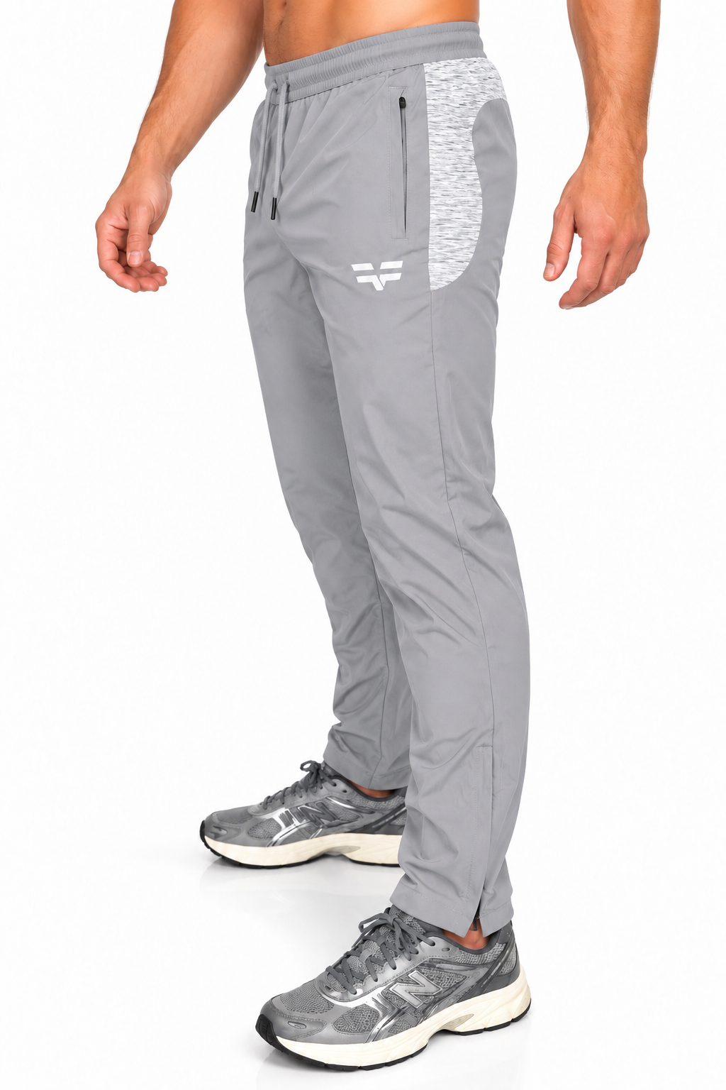 GymFreak Mens PRIME Joggers - Silver Grey