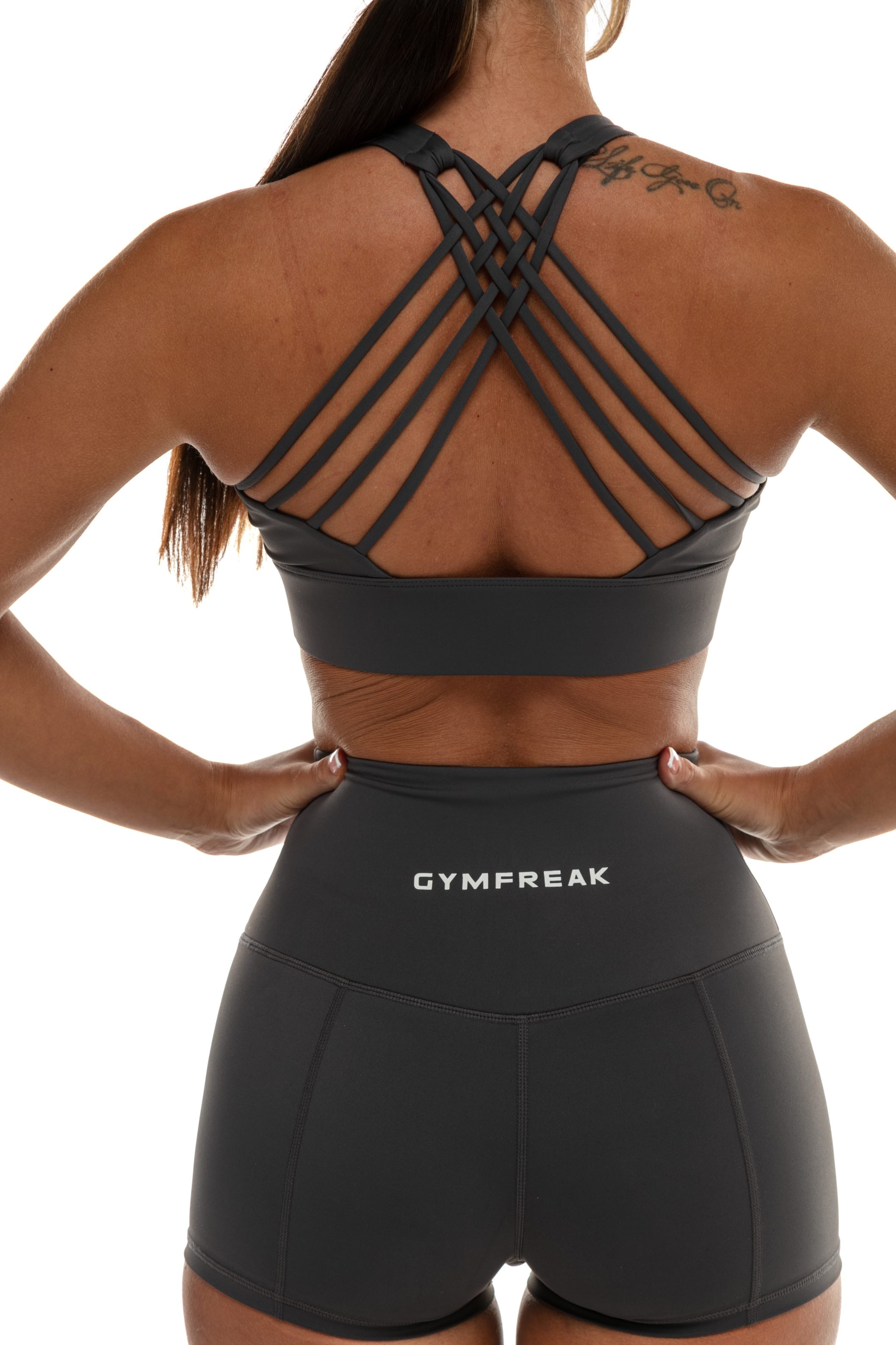 GymFreak Women's Vision Bra - Grey