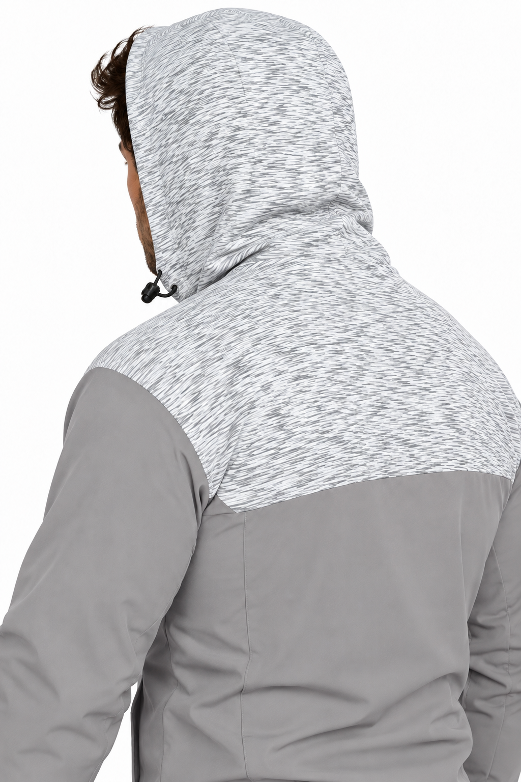GymFreak Mens PRIME Jacket - Silver Grey