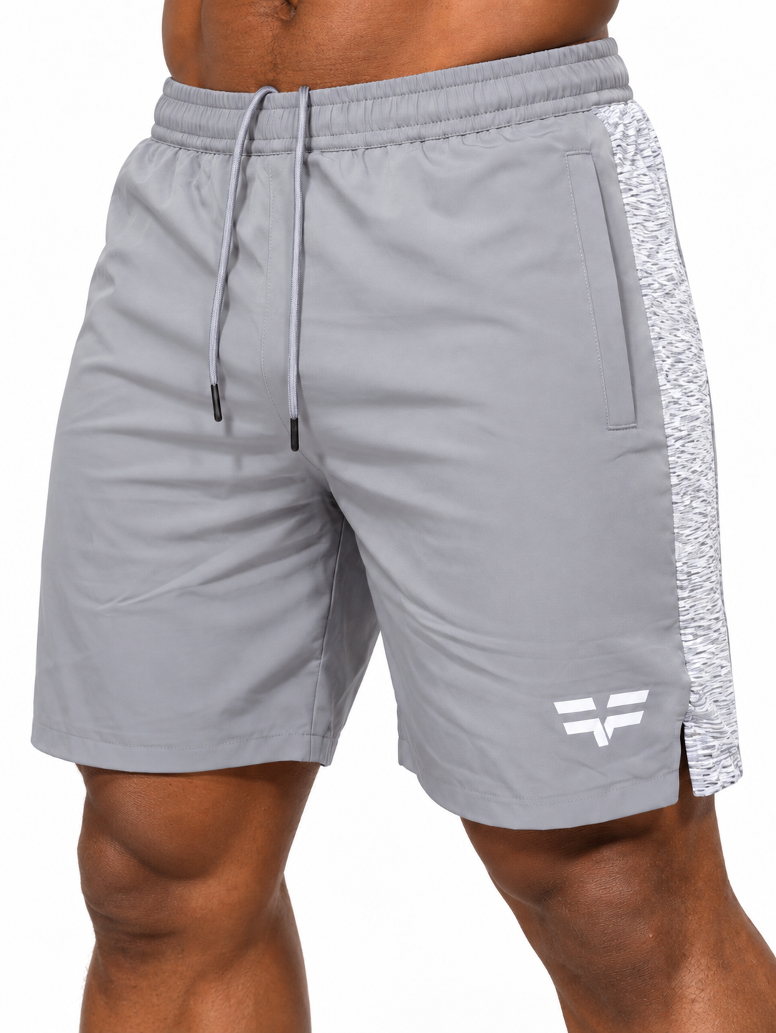 GYMFREAK Men's PRIME Shorts - Silver Grey
