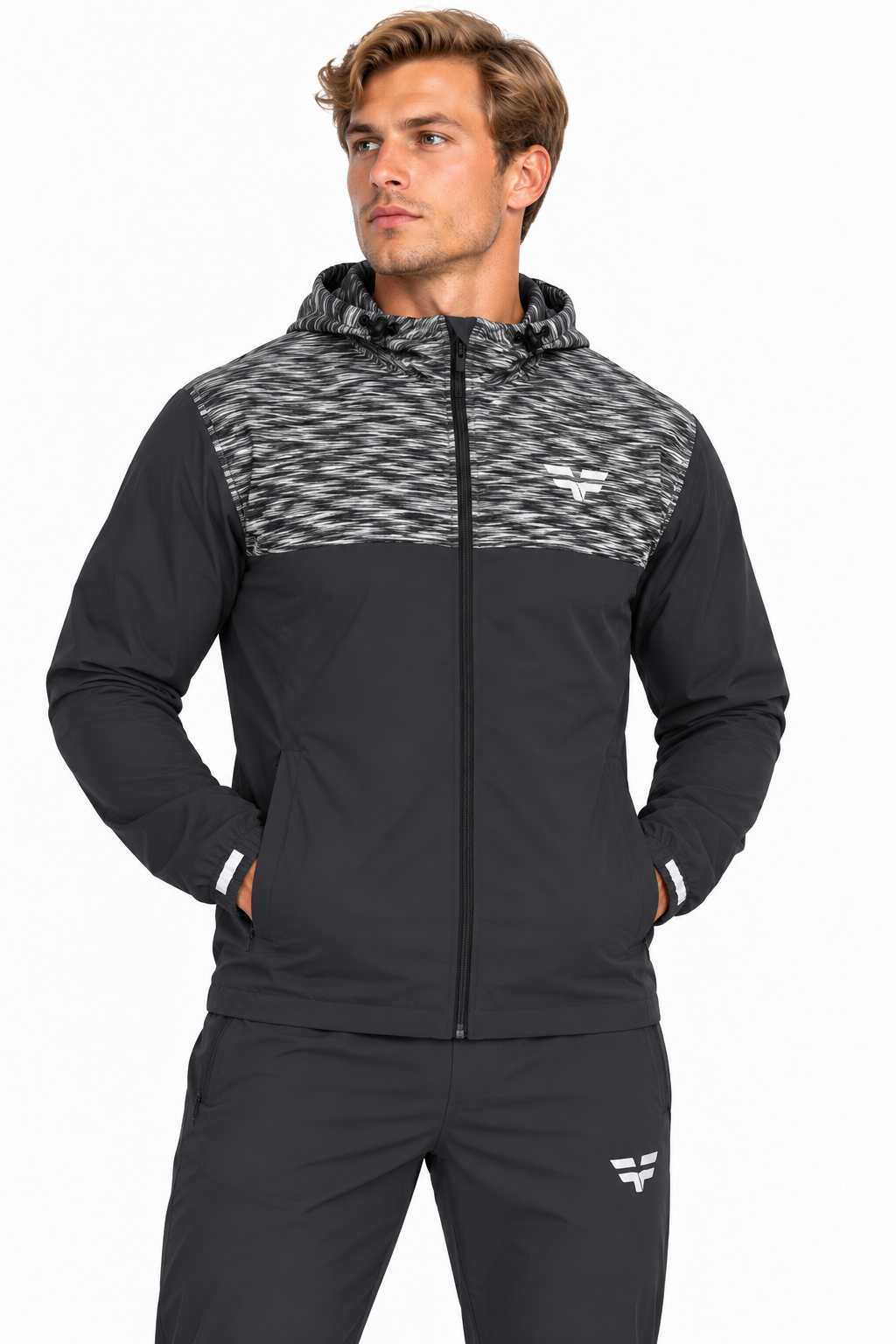 GymFreak Mens PRIME Jacket - Black