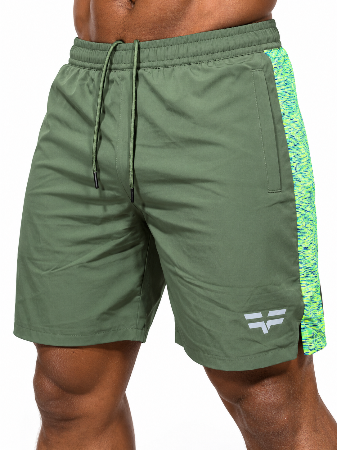 GYMFREAK Men's PRIME Shorts - Olive Green