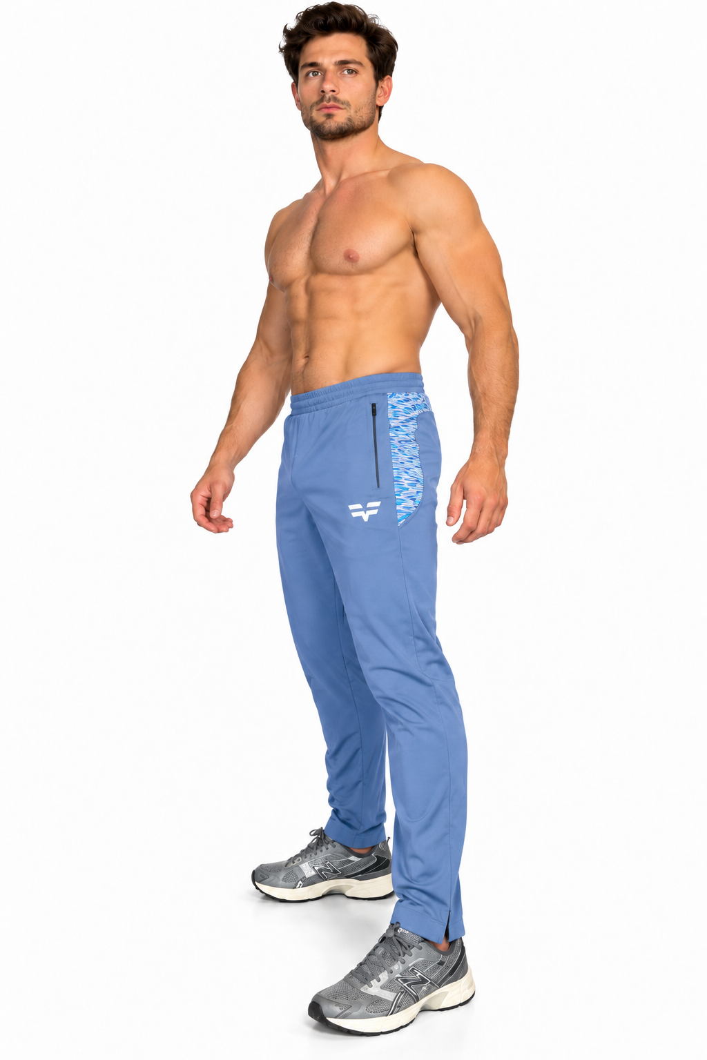GymFreak Mens PRIME Joggers - Sky Blue
