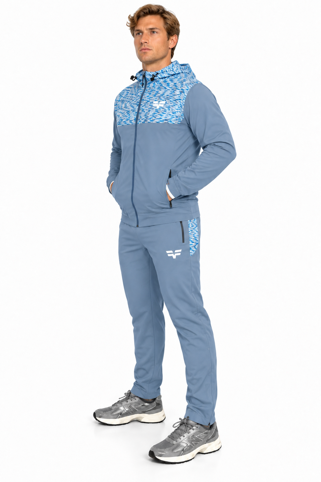 GymFreak Mens PRIME Joggers - Sky Blue