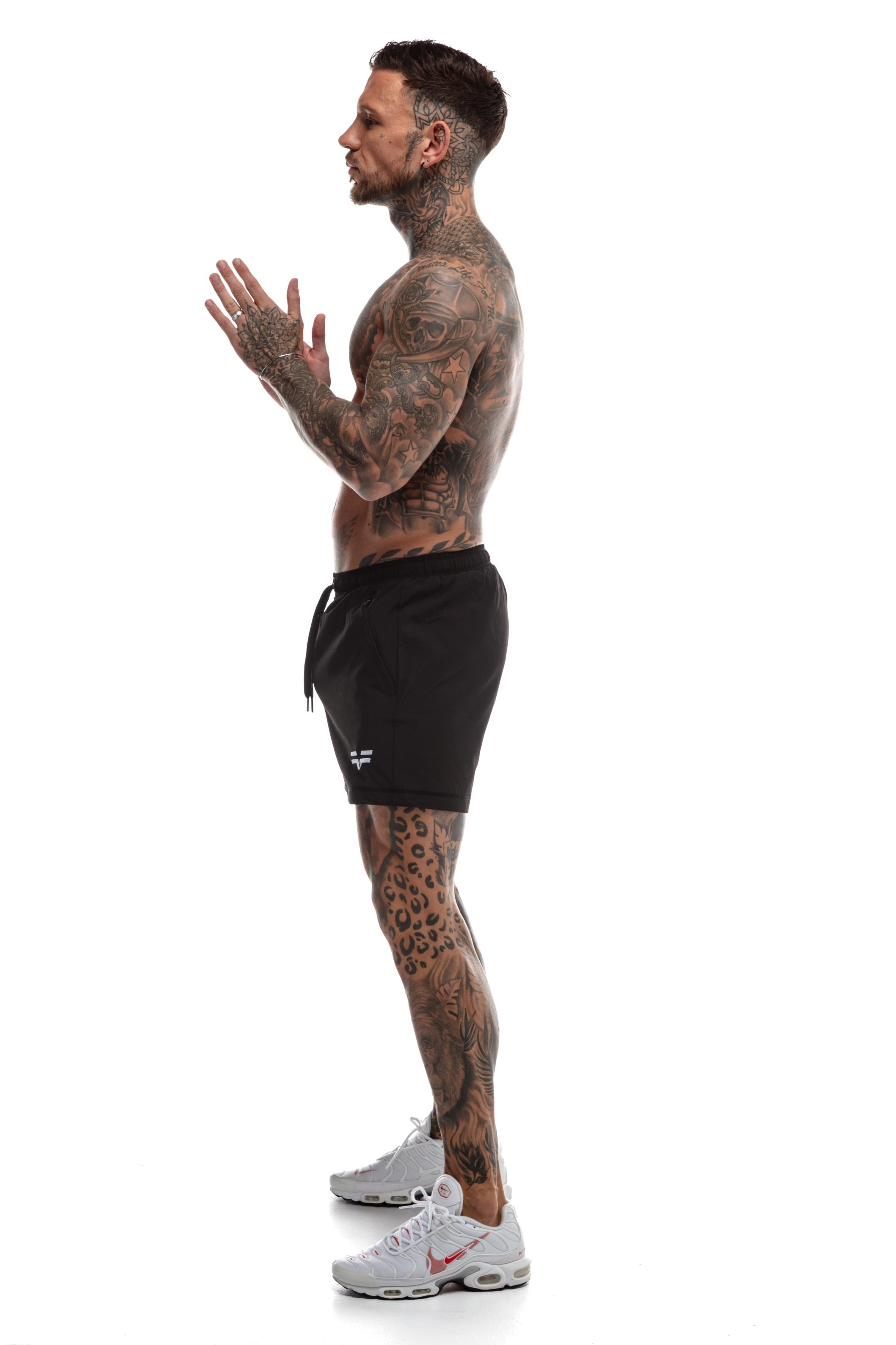 GymFreak Mens 365 Shorts - Black - 3.5inch