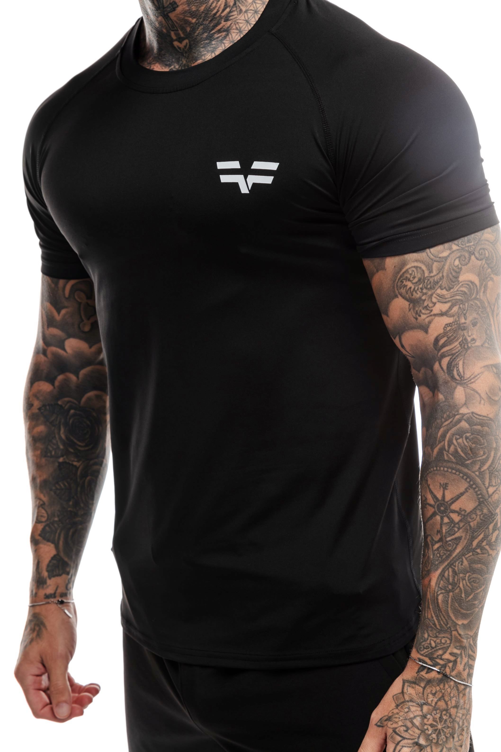 GymFreak Mens 365 T-Shirt - Black