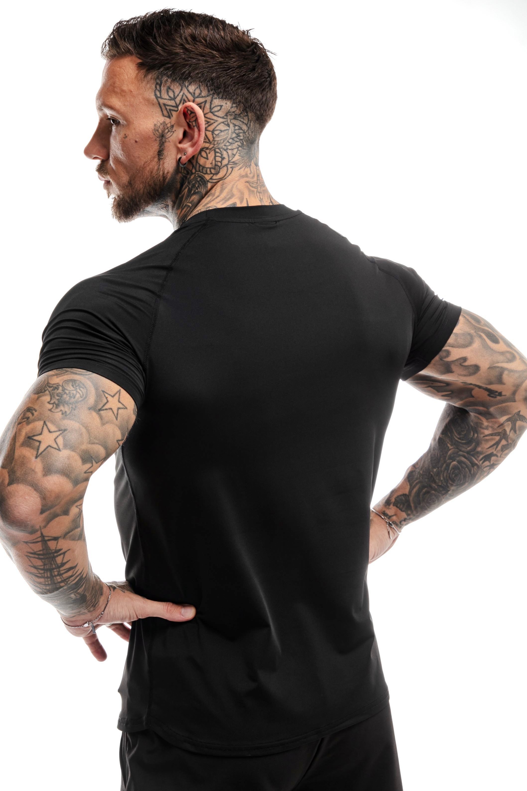 GymFreak Mens 365 T-Shirt - Black
