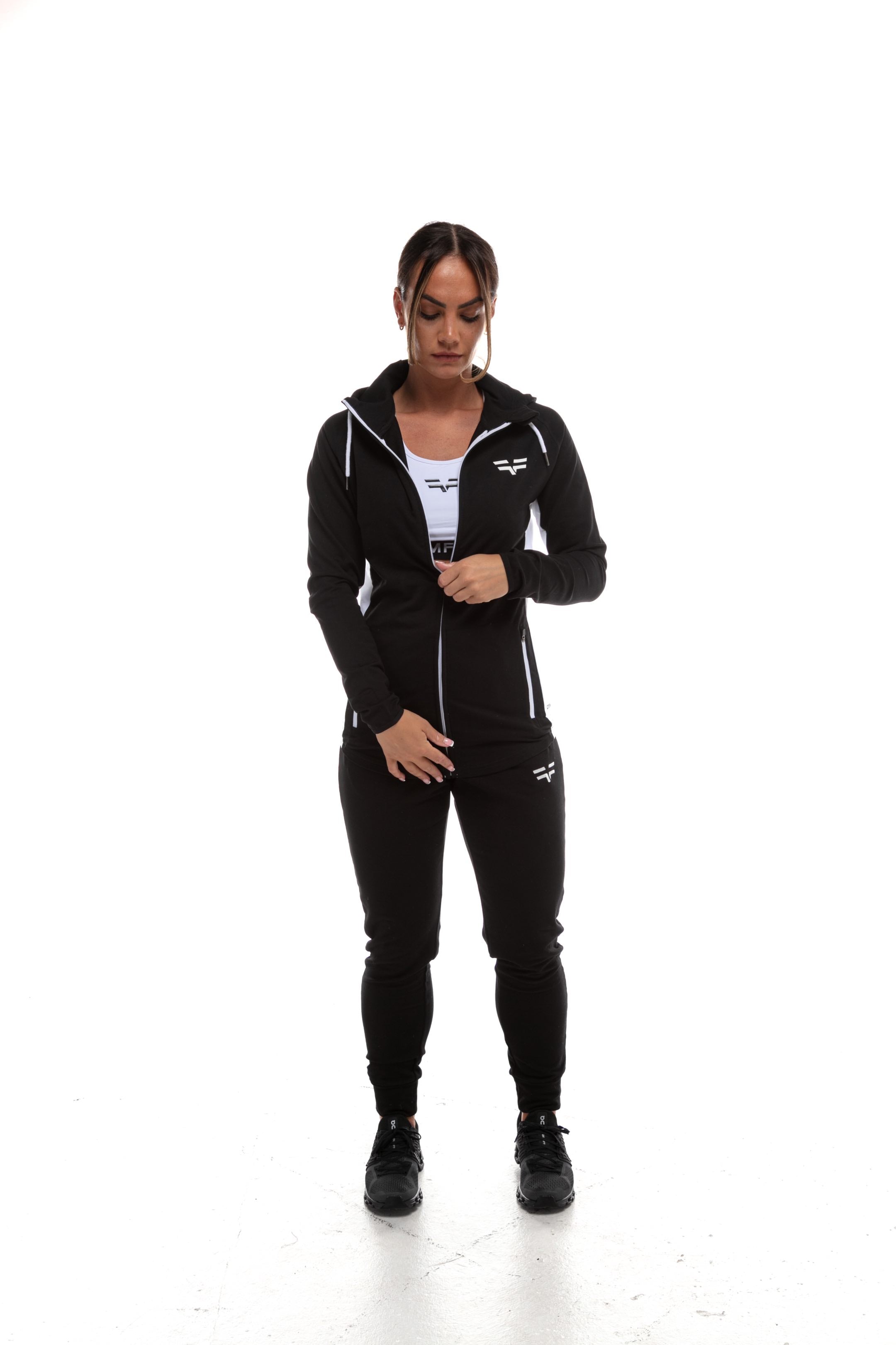 GymFreak Womens Active Hoodie - Black