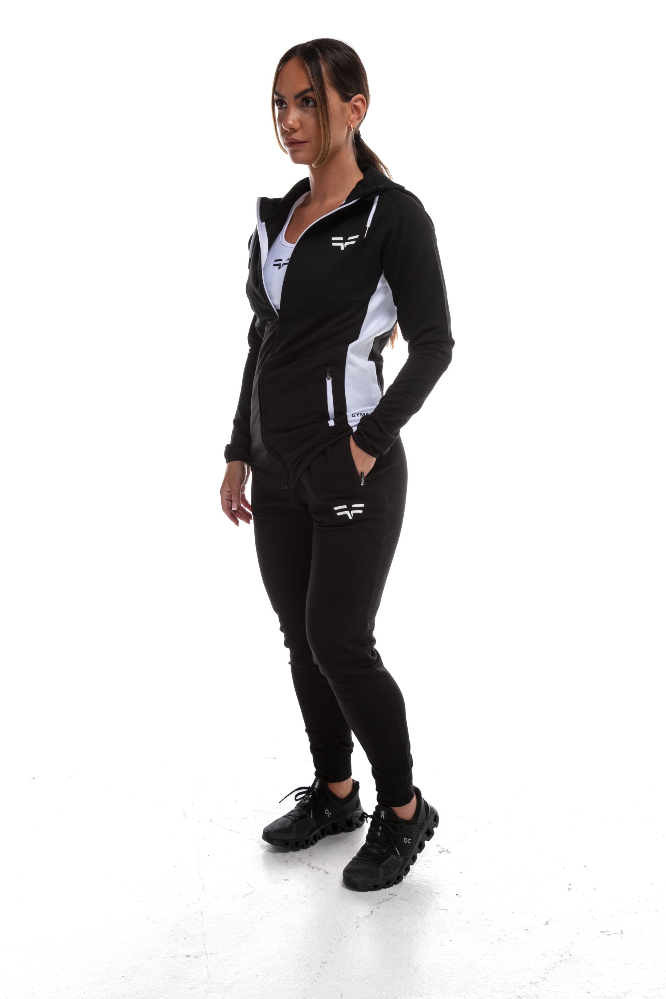 GymFreak Womens Active Hoodie - Black