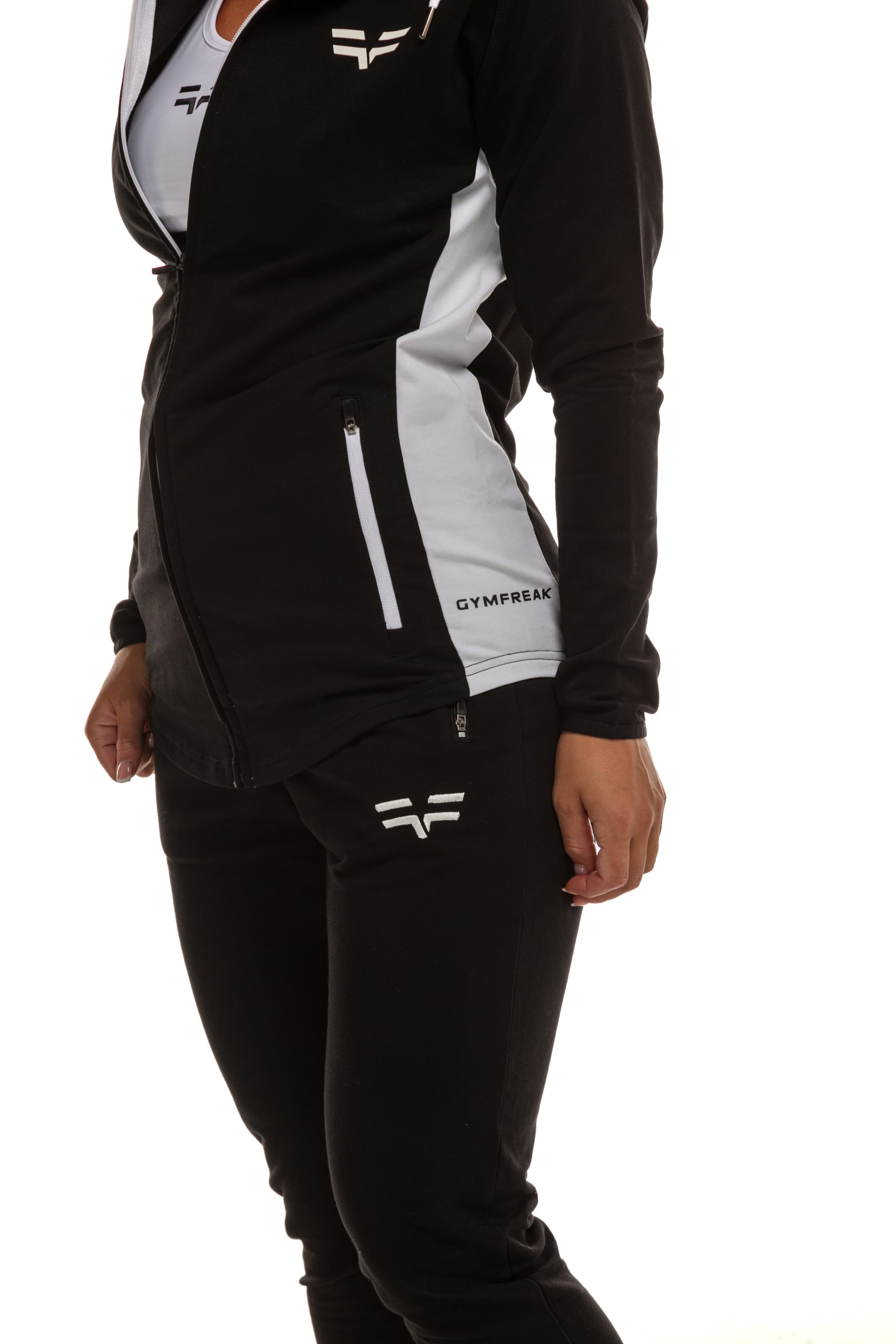 GymFreak Womens Active Hoodie - Black