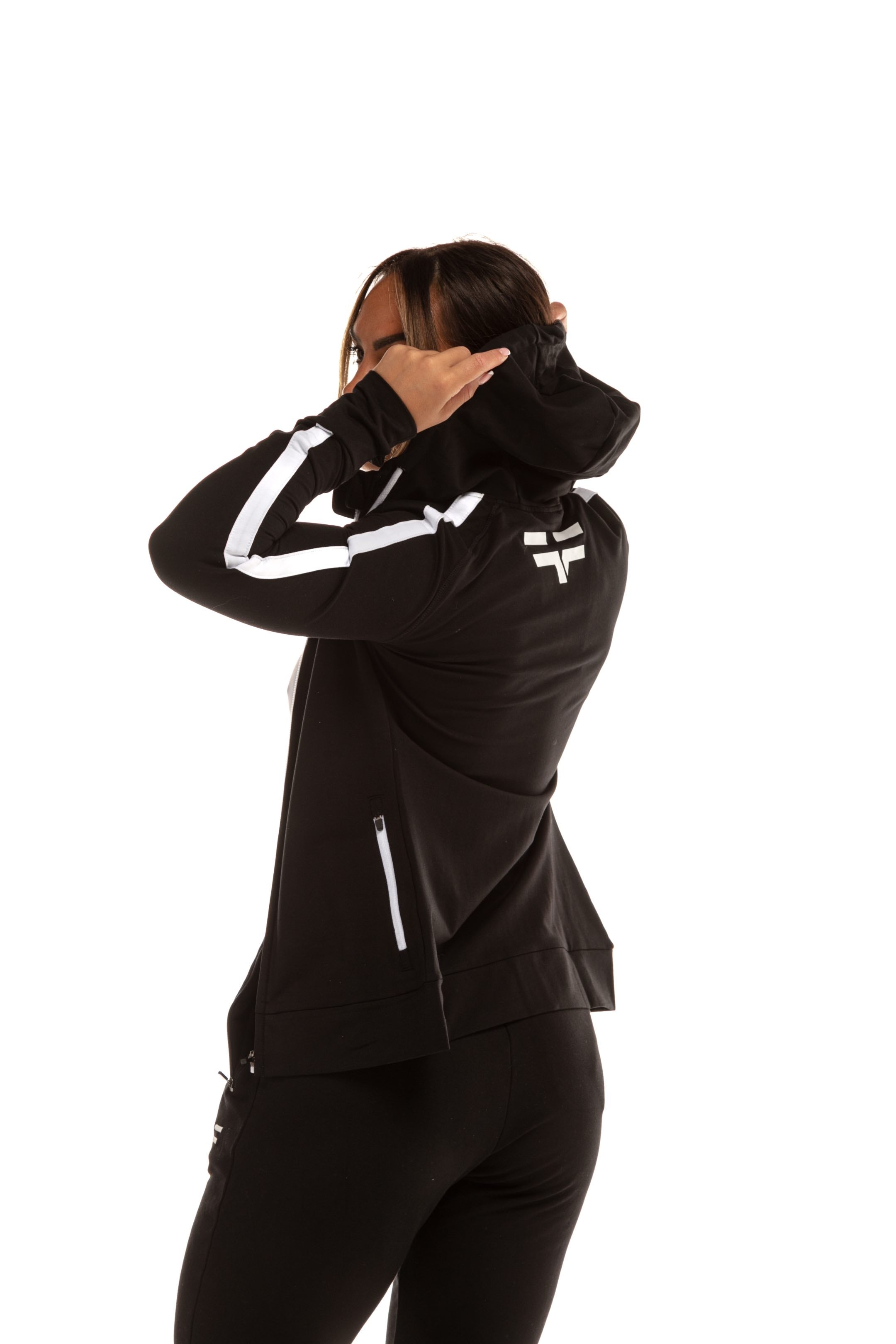 GymFreak Womens Emblem Hoodie - Black