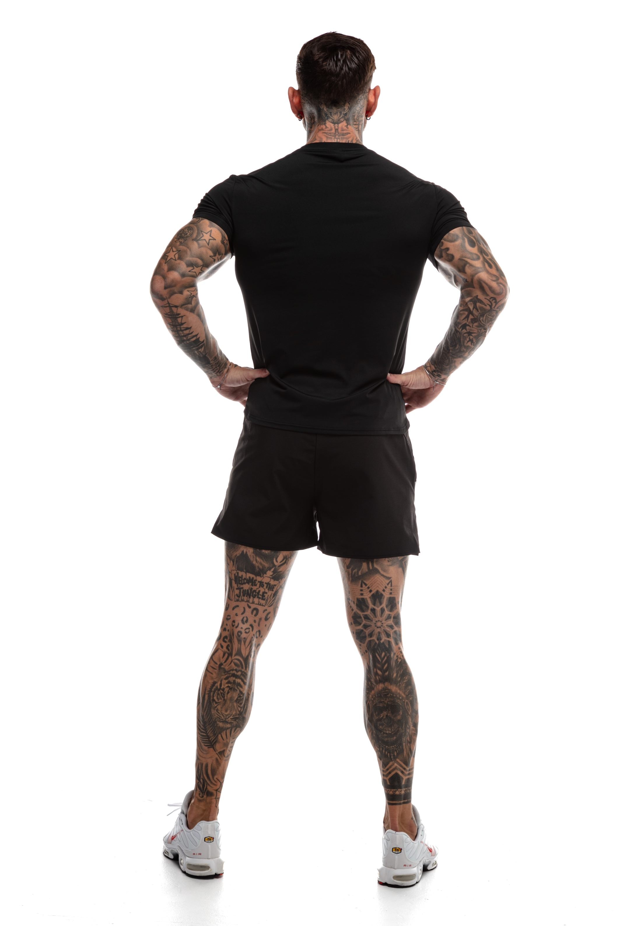 GymFreak Mens Fusion T-Shirt - Black