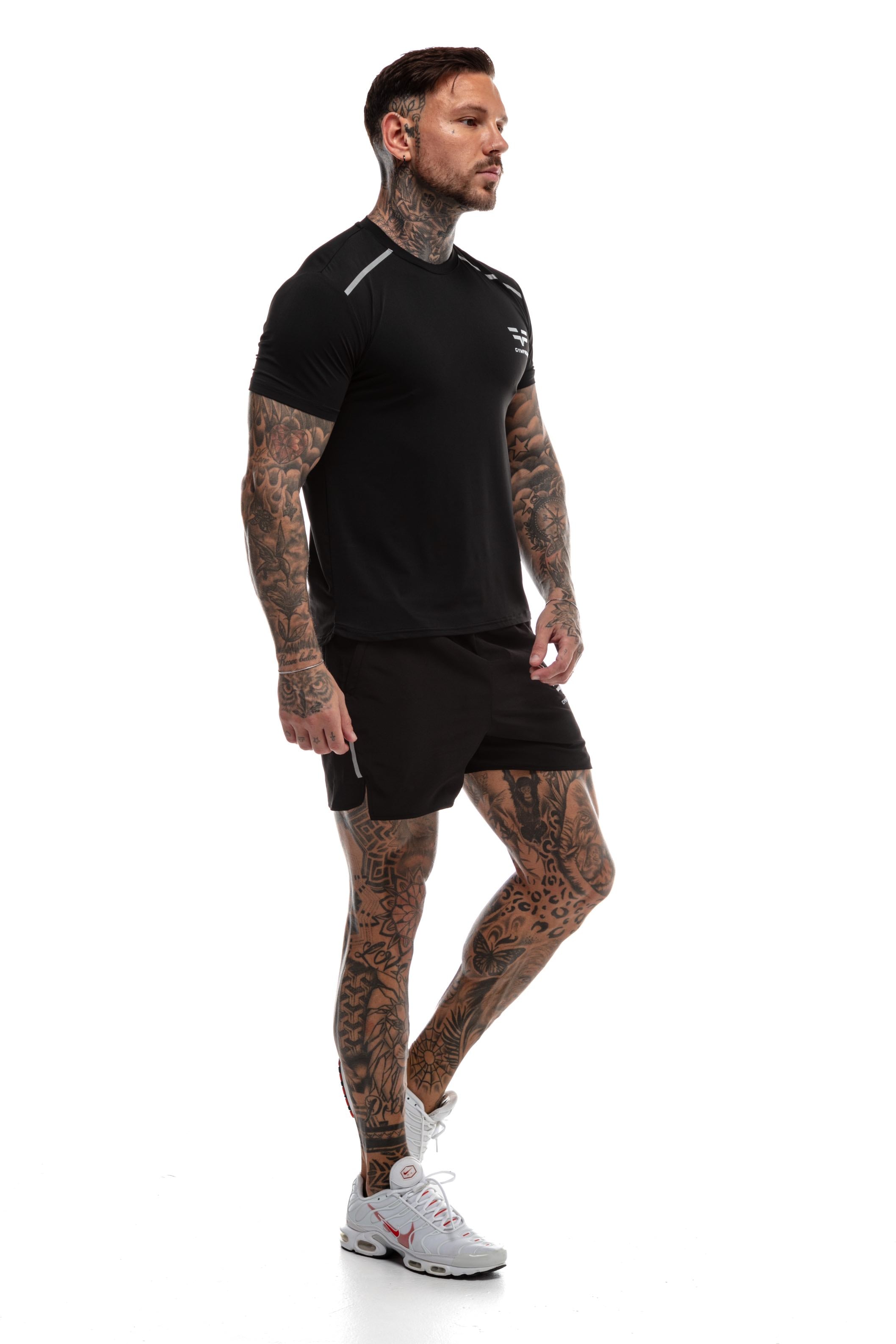 GymFreak Mens Fusion T-Shirt - Black
