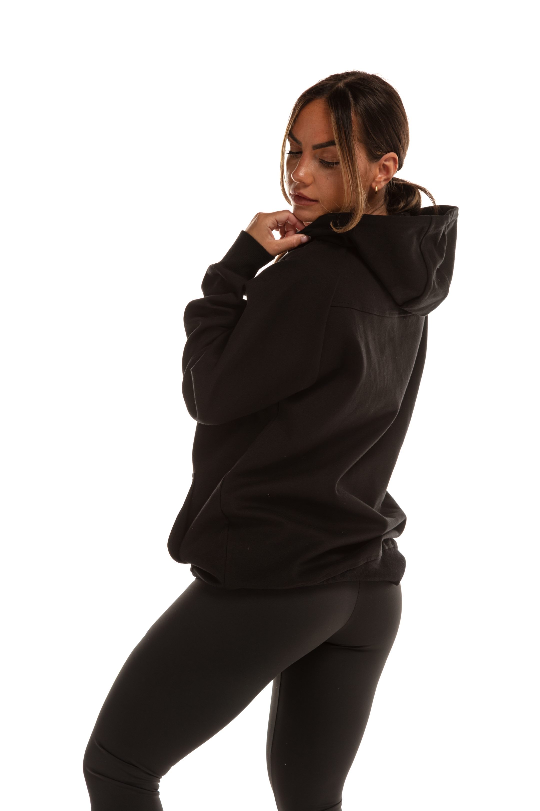 GymFreak Womens Power Hoodie - Black