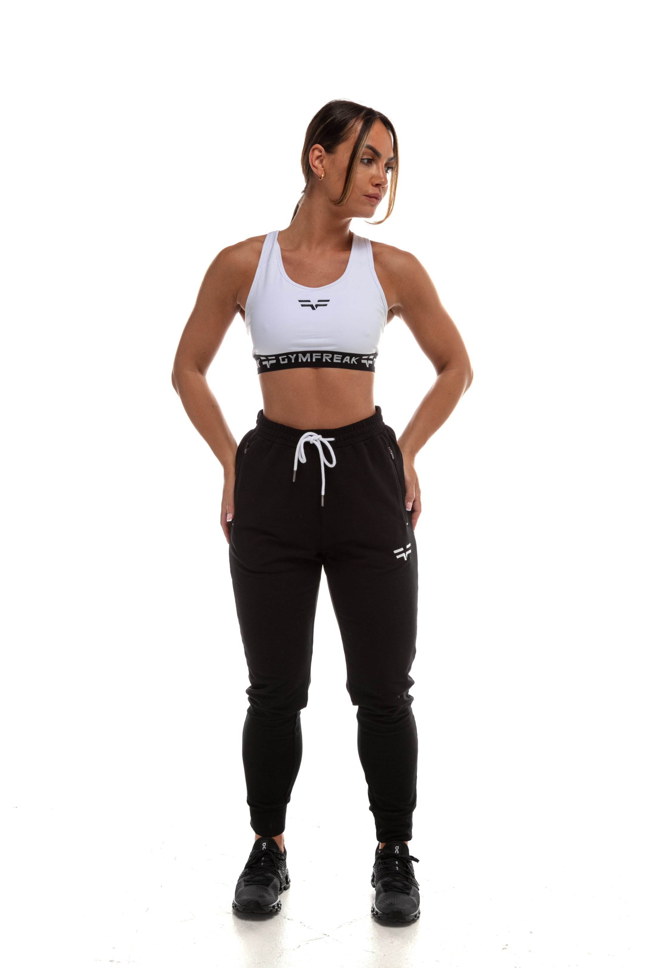 GymFreak Womens Active Joggers - Black