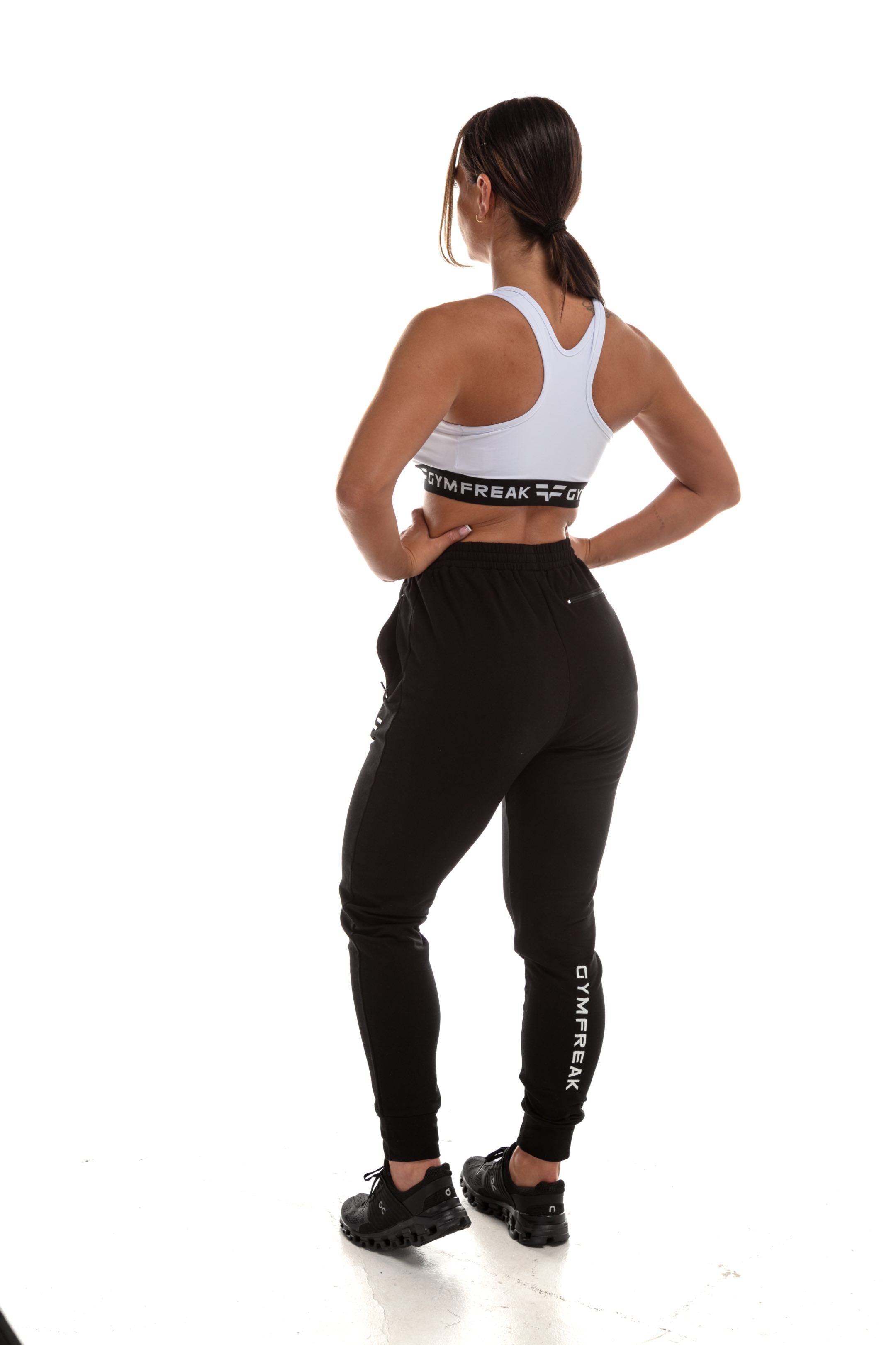 GymFreak Womens Active Joggers - Black