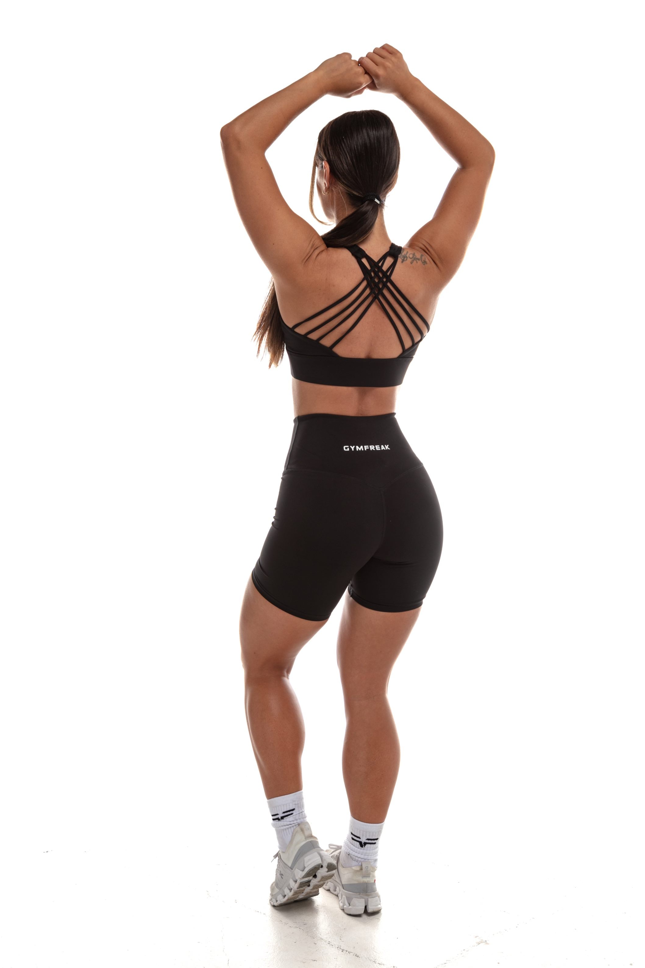 GymFreak Women's Vision Shorts - 6 inch Black